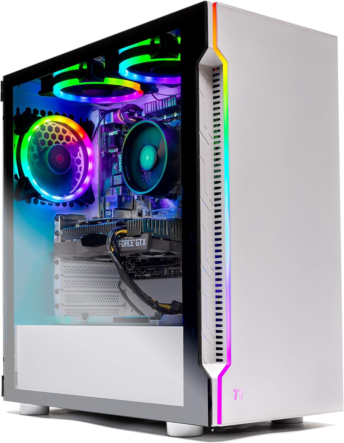 Skytech Archangel Gaming Computer PC Desktop &ndash; Ryzen 5 3600 3.6GHz, GTX 1660 Super 6G, 500GB SSD, 16GB DDR4 3200MHz, RGB Fans, Windows 11 Home 64-bit, 802.11AC Wi-Fi