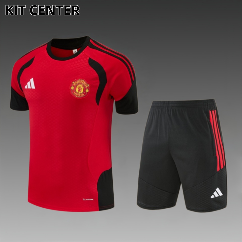 26/27 Manchester United Short Sleeve Training Clothes (Adult and Children - Set)