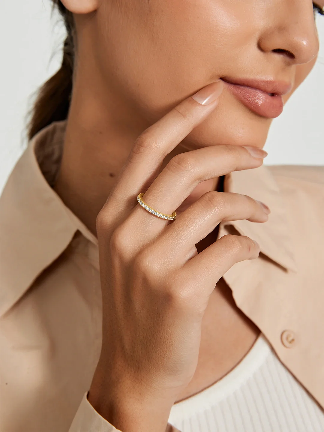 Sapphire Eternity Band Ring