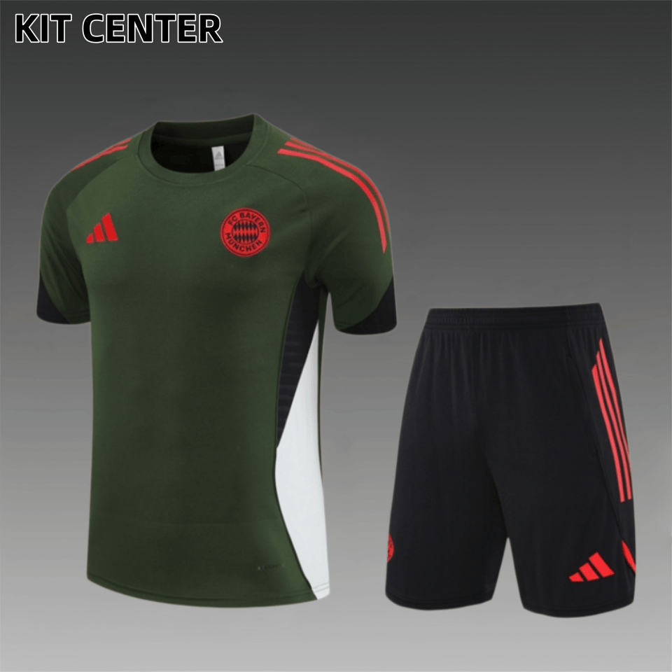 25/26 Bayern short sleeves training suit (Adult Kids Kit)