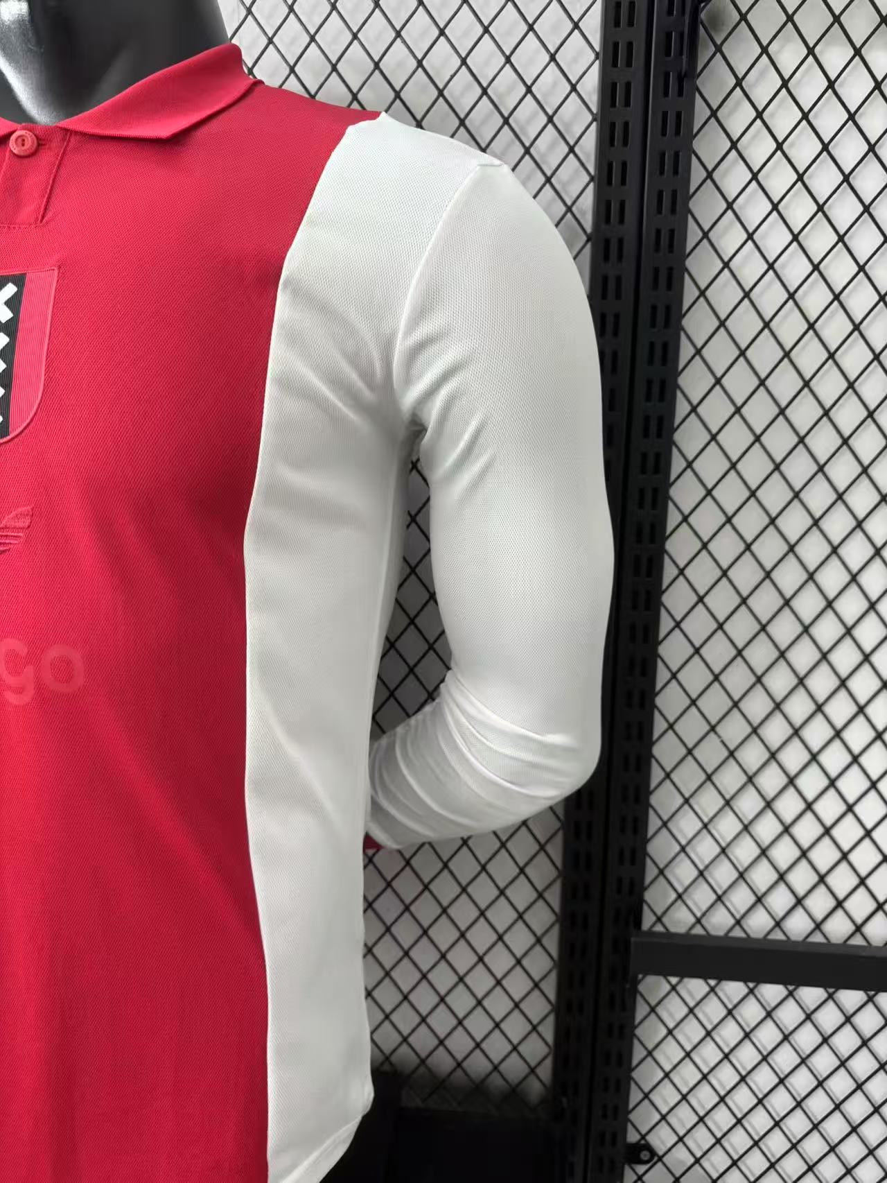 2025/2026 Ajax 125th Anniversary Edition Long Sleeve Football Shirt (Player Edition)