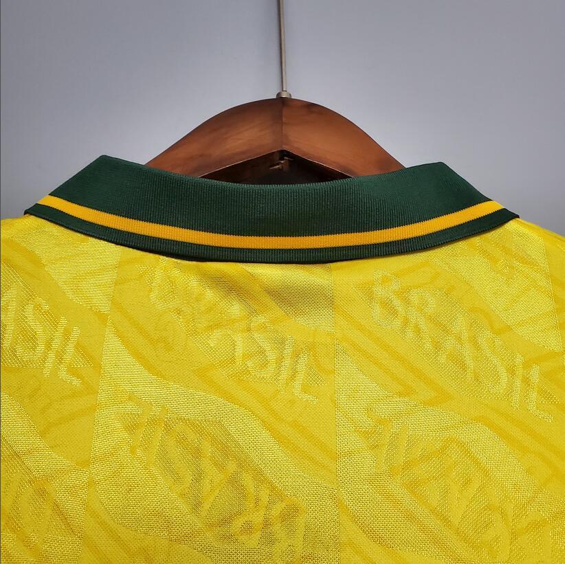 1991/1993 Brazil Home Retro Football Shirt