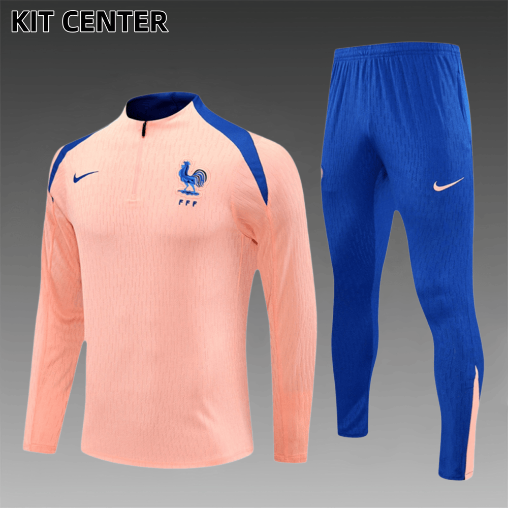 2025/2026 France Half Zip Kids Jersey (Kids Kit)