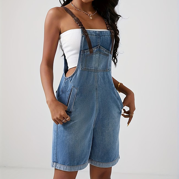 DENIM PLAYSUIT