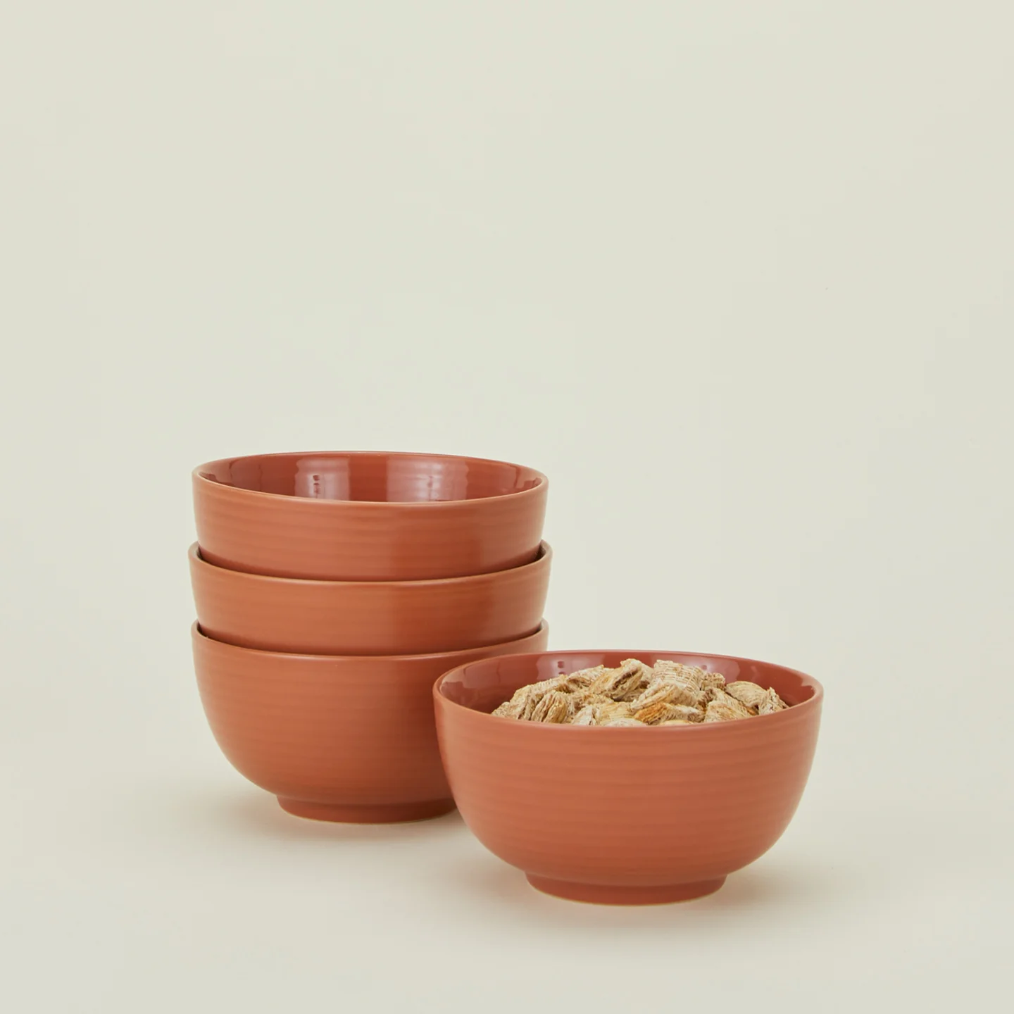Essential Large Bowl, Set of 4 - Terracotta