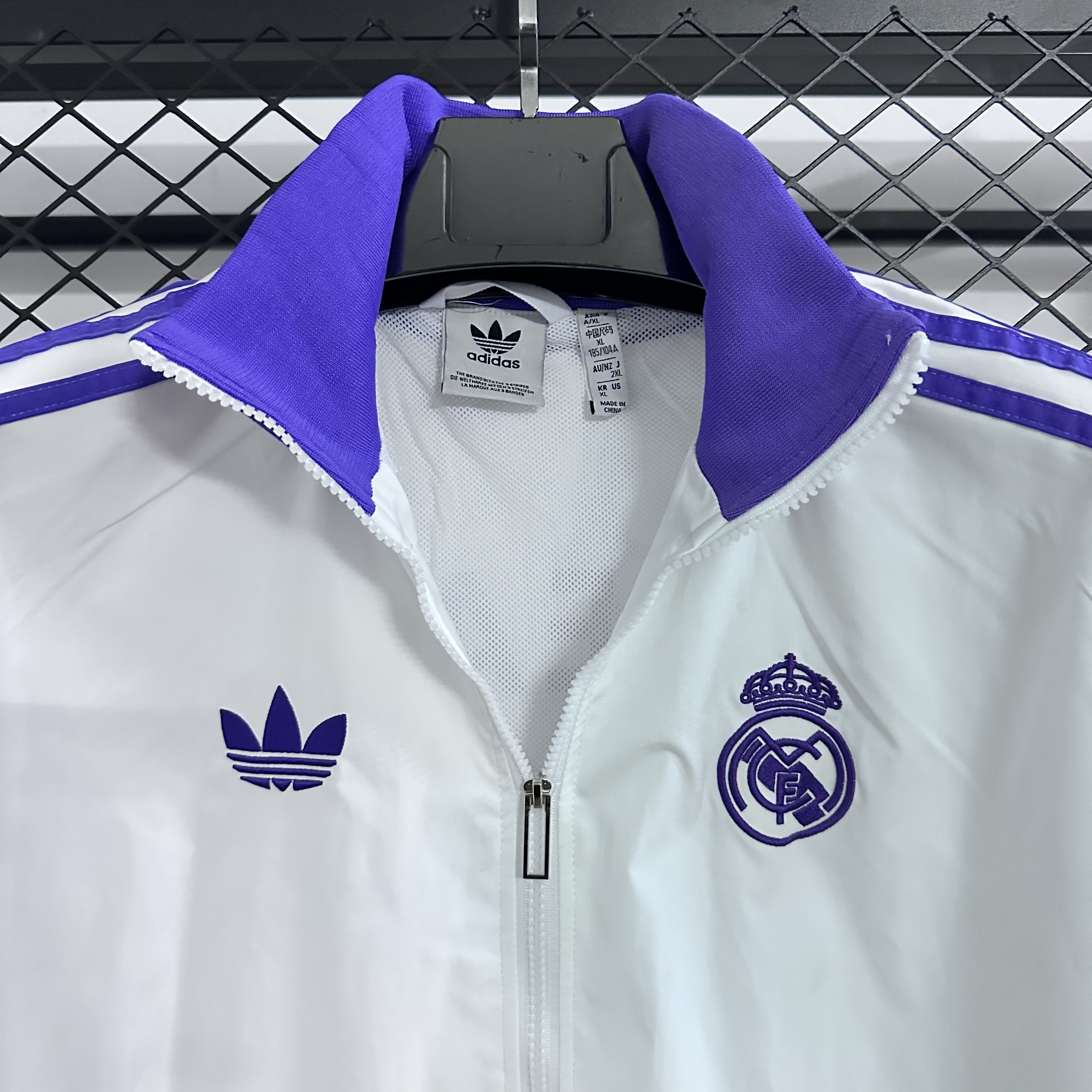 2025/2026 Real Madrid embroidered windbreaker