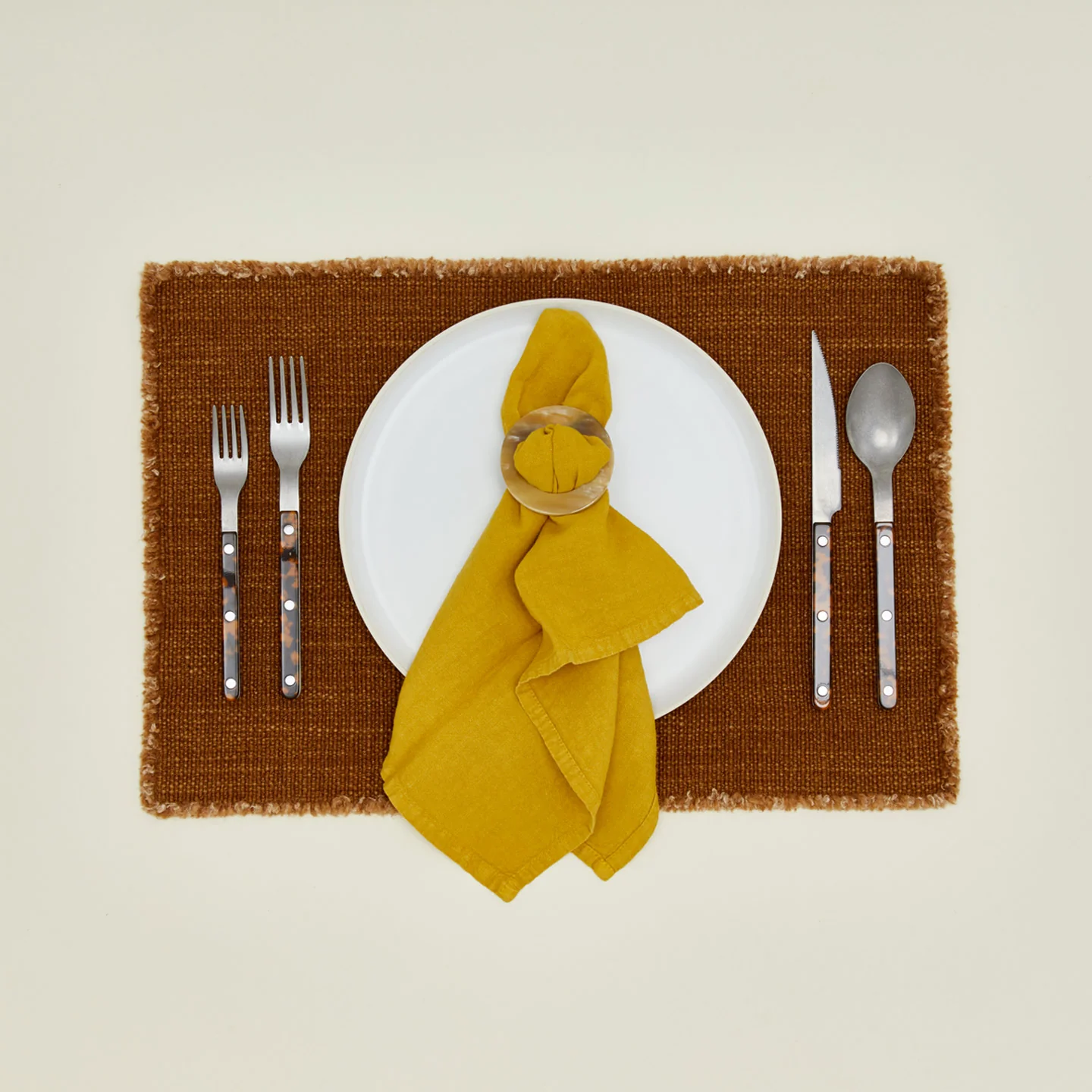 Horn Napkin Ring, Set of 4