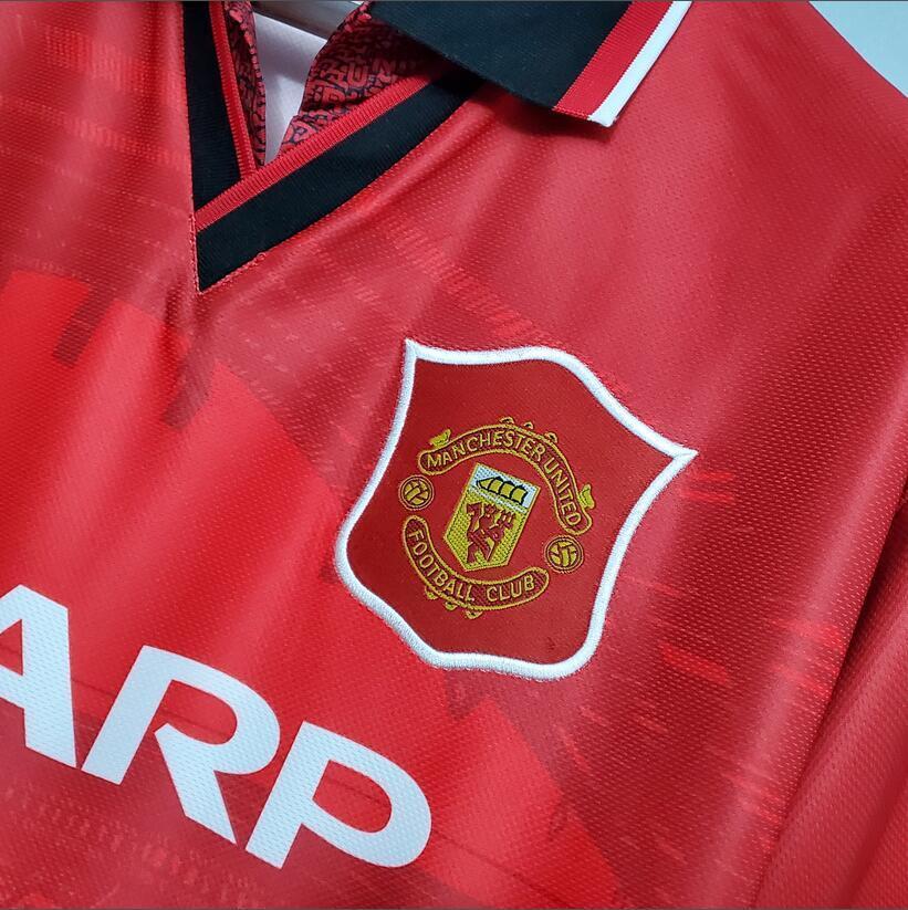94/96 Manchester United home retro football jersey
