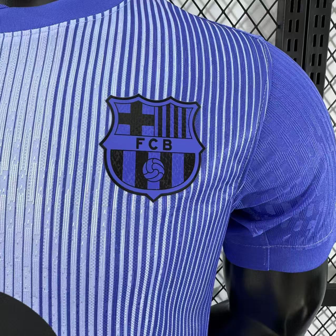 2025/2026 Barcelona Pre-match Training Football Shirt (Player Edition)