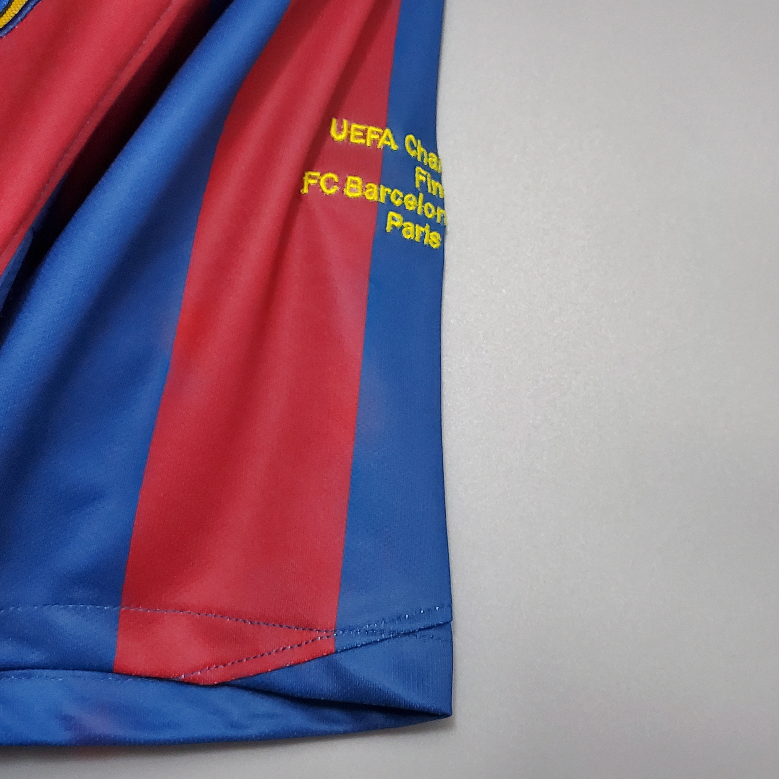 2006 Barcelona Home Retro Jersey Champions League Final