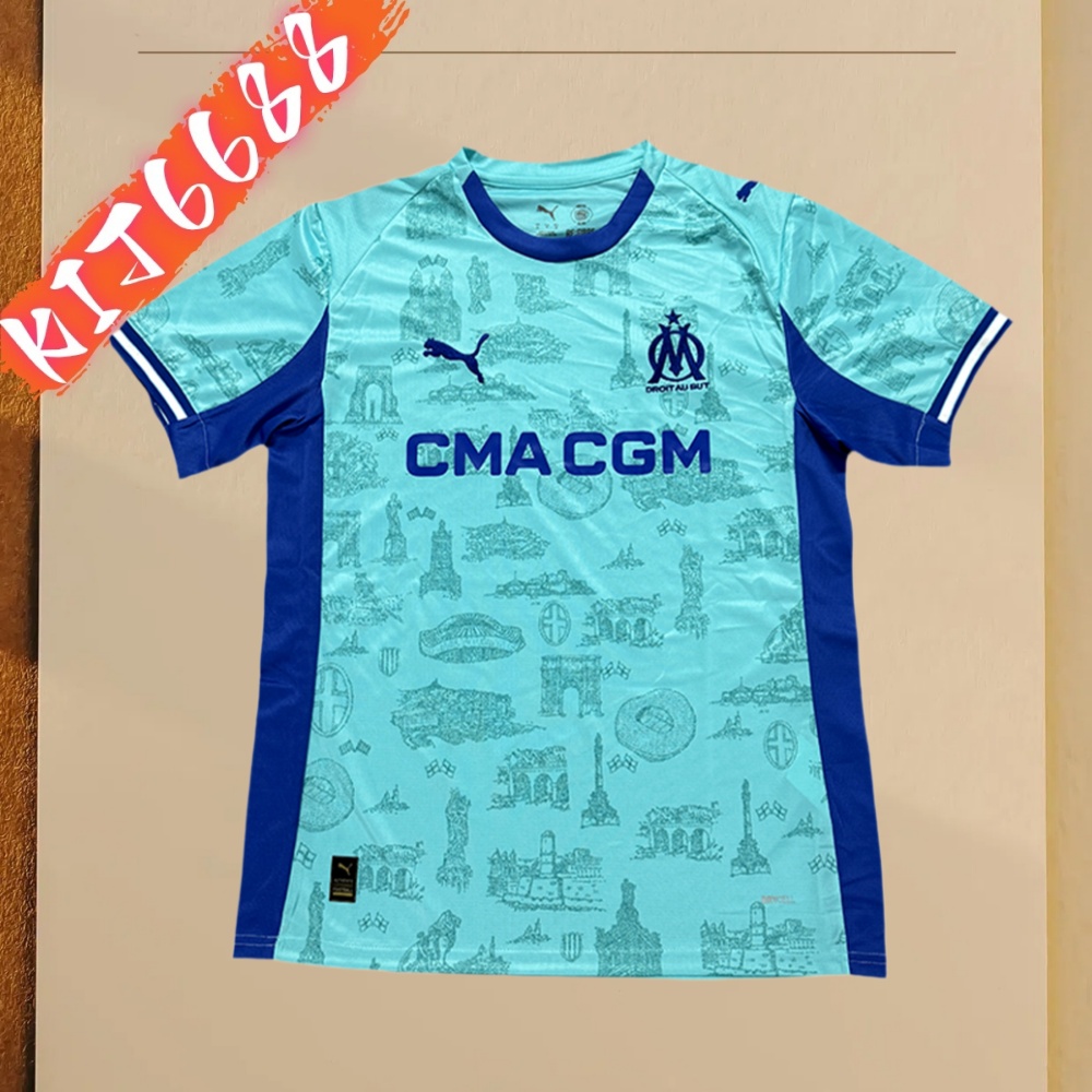 2025/2026 Marseille Fourth Football Shirt（Fan Edition）