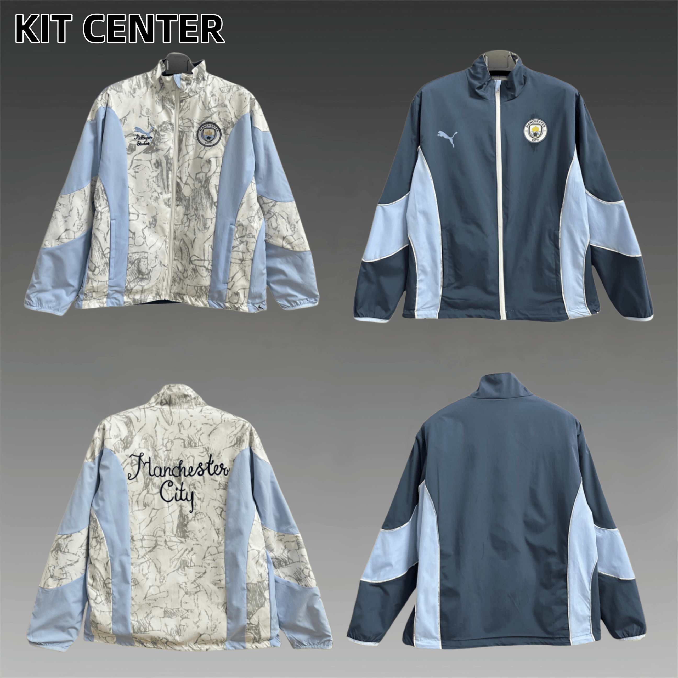 2025/2026 Manchester City double-sided Football Shirts Windbreaker