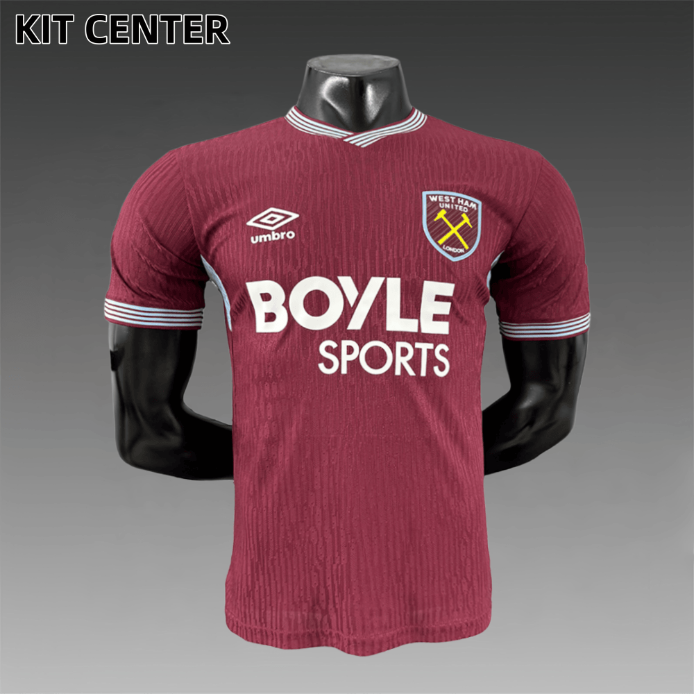 2025/2026 West Ham United Home Football Shirt (Player Edition)