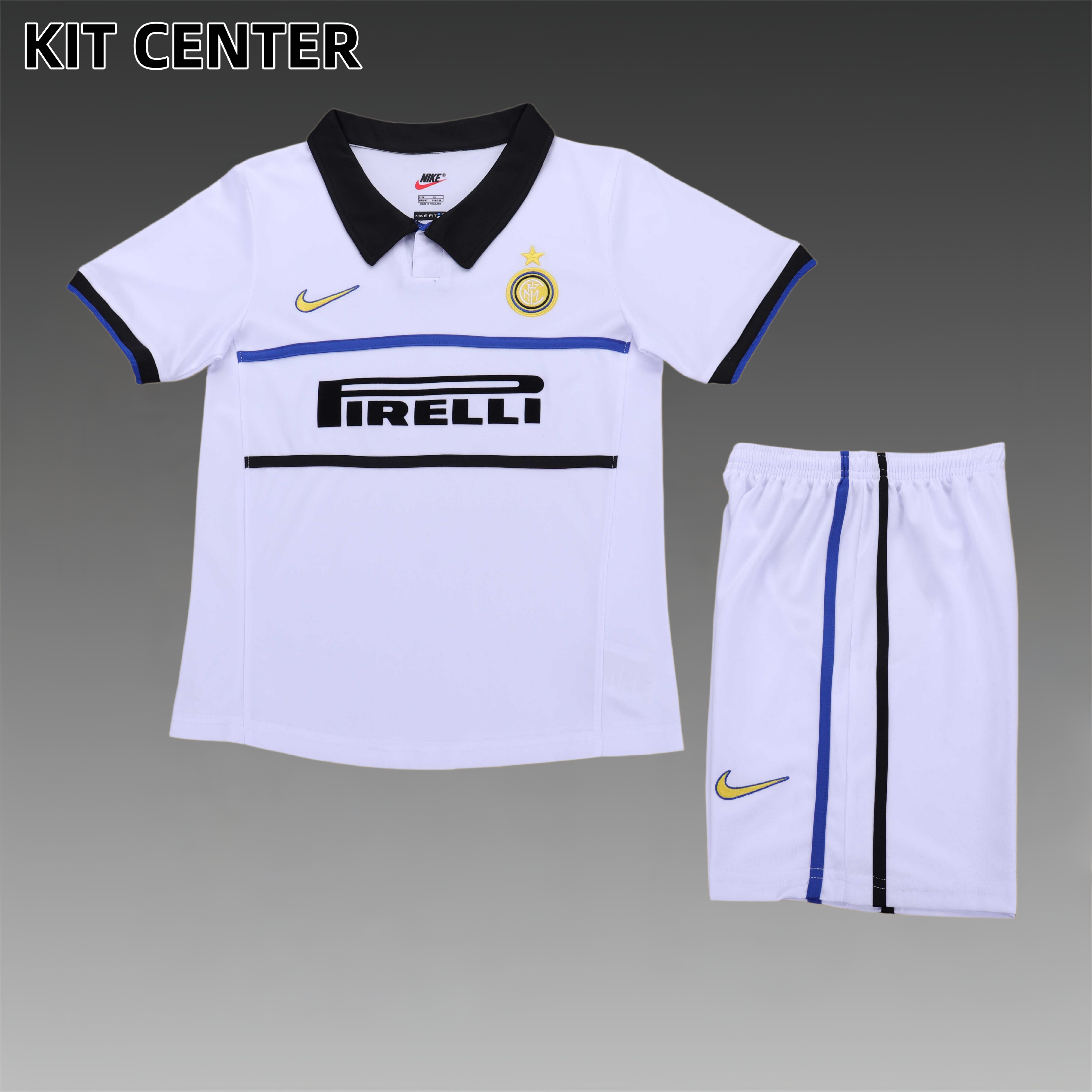 1998/1999 Inter Milan Away Retro Football Shirt Kids Kit