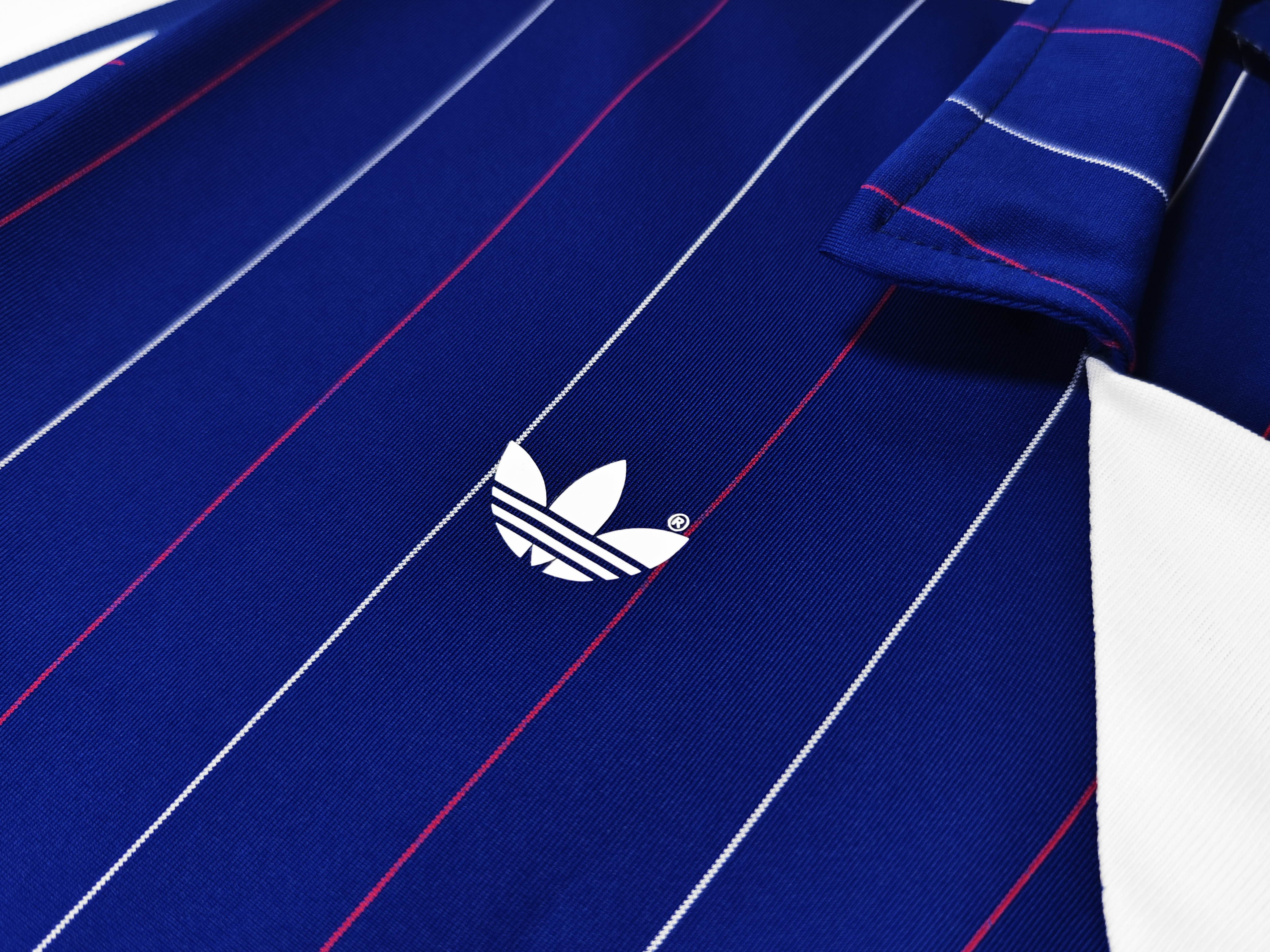 80/82 France home  Retro long Football Shirt