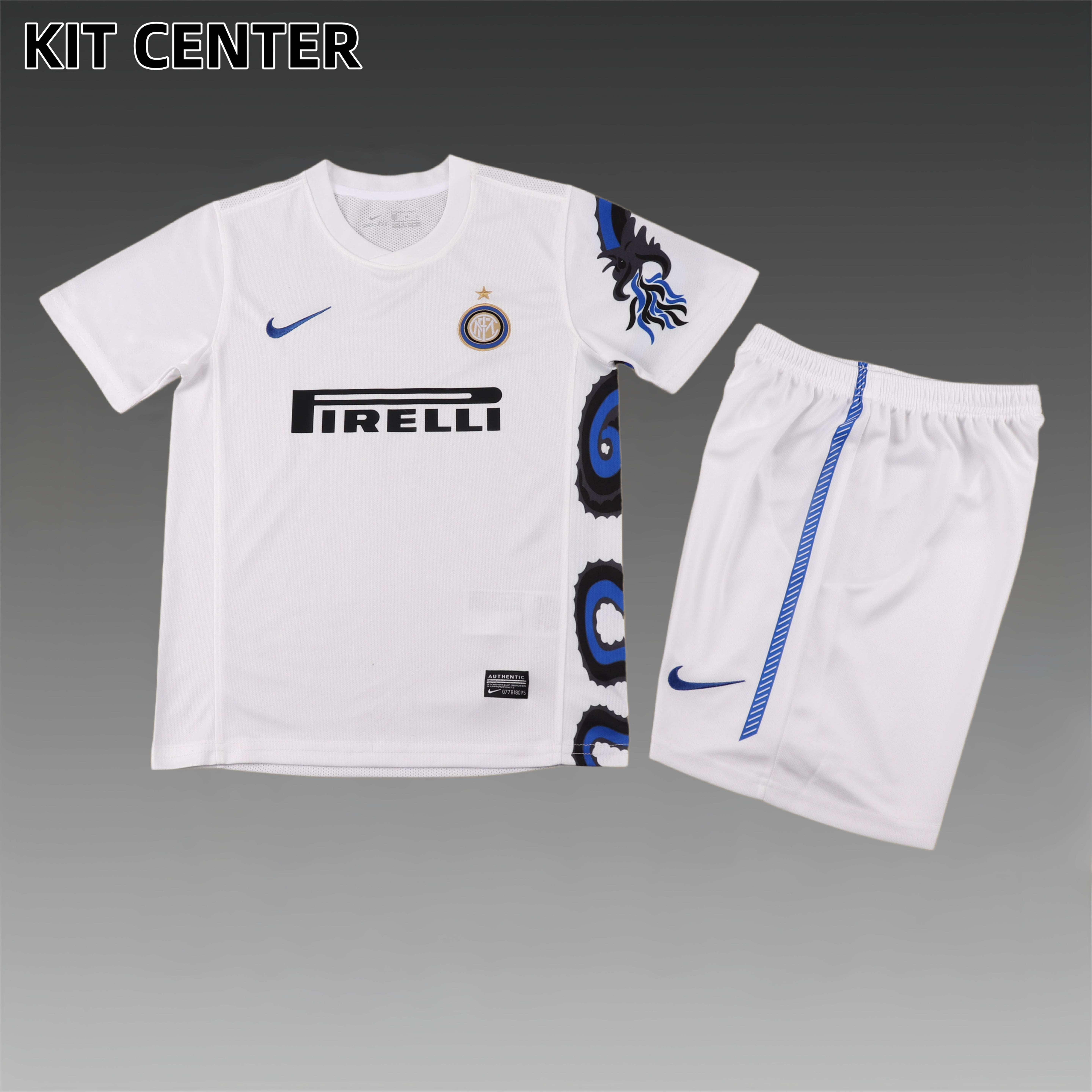 2010/2011 Inter Milan Away Retro Football Shirt Kids Kit