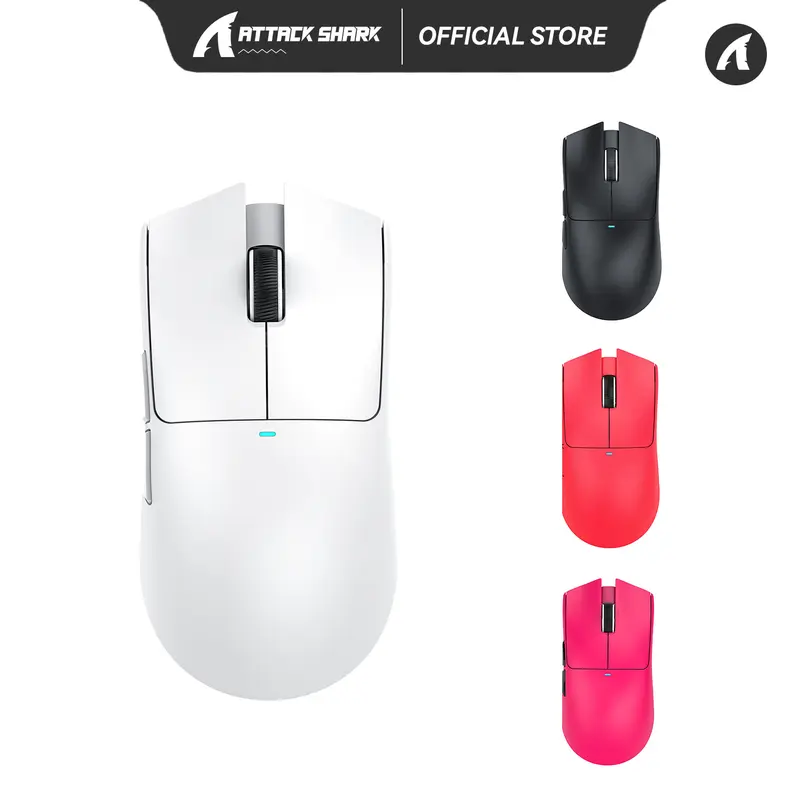 X11SE Tri-Mode Wireless Gaming Mouse, PAW3311 Optical Sensor, 2.4G / Bluetooth / Wired, Ultra Lightweight Rechargeable Computer Mice for PC Laptop Gaming
