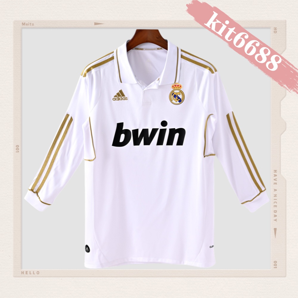 2011/2012 Real Madrid Home Retro long-sleeve Football Shirt