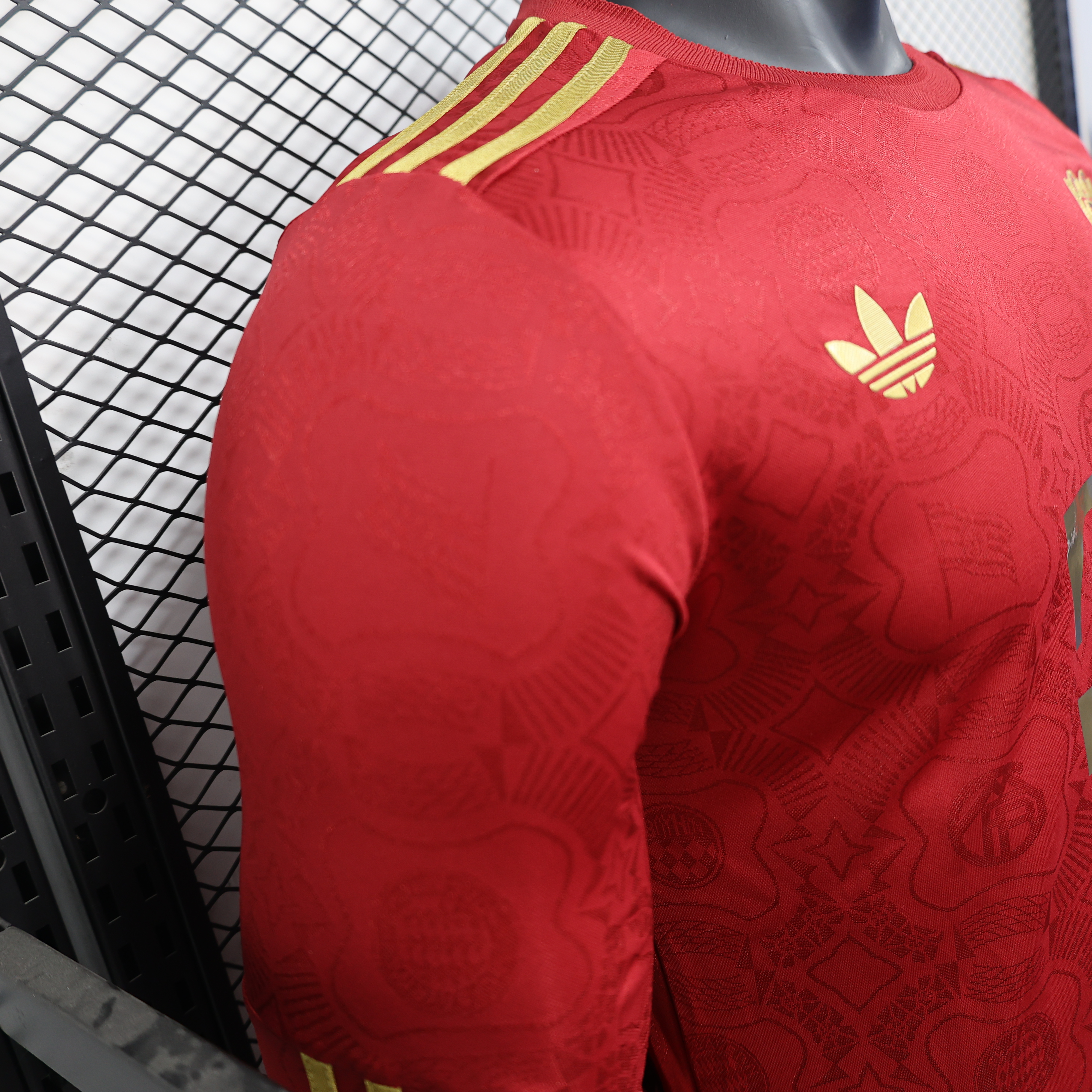 2025/2026 Bayern Munich 125th Anniversary EditionRed Long Sleeve Football Shirt (Player Edition)