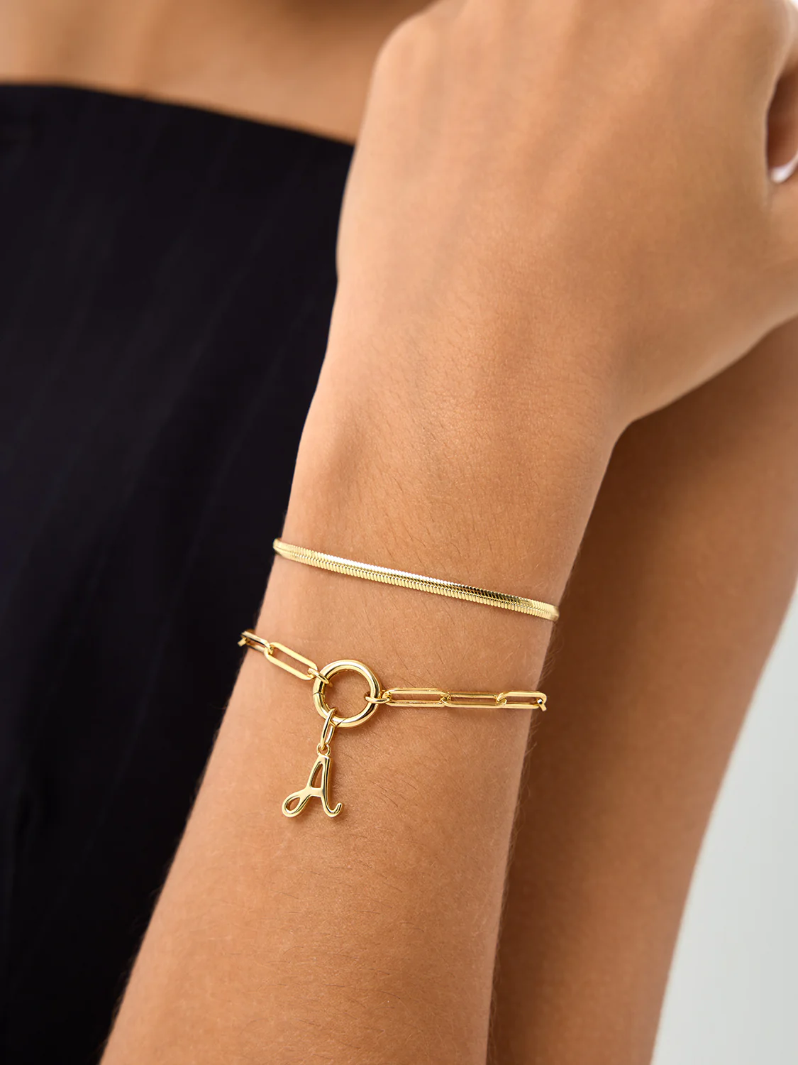 Paperclip Charm Bracelet