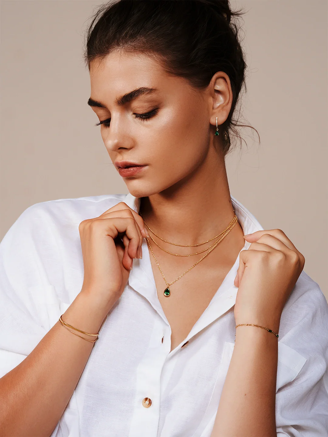 Snake Chain Layered Bracelets