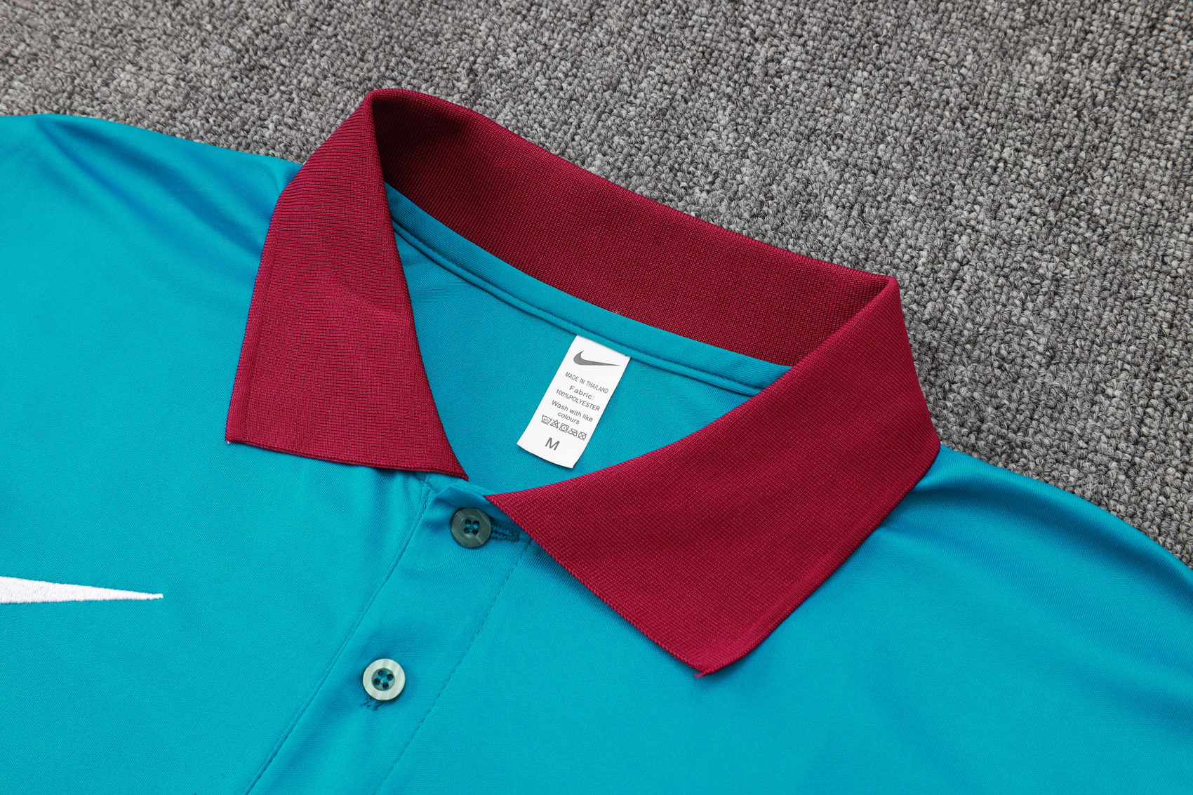 24/25 Paris Saint-Germain Lake Blue Polo Shirt (Adult Kit)