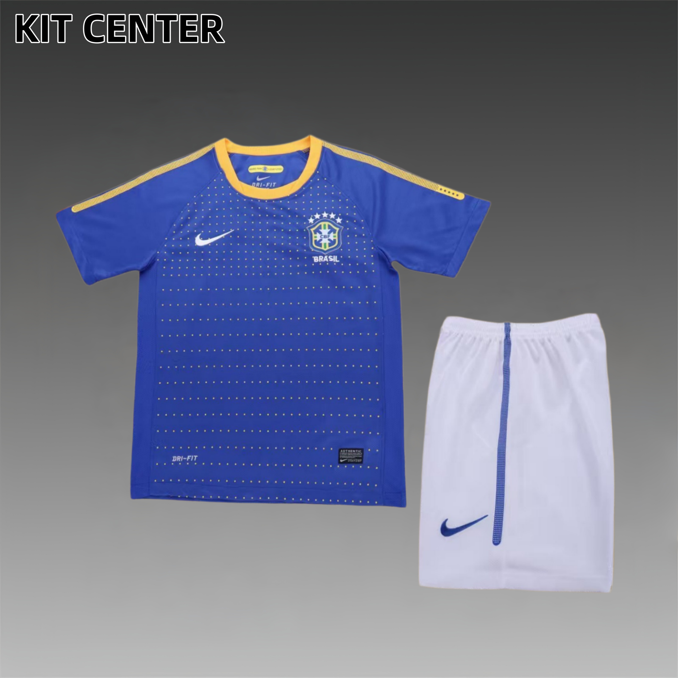 2010 Brazil Away Retro Kids Kit