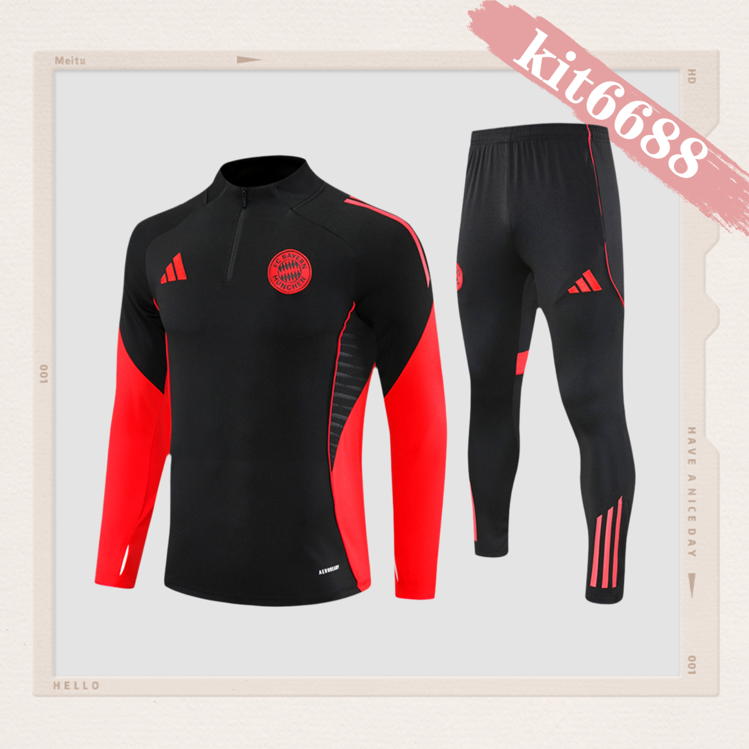 2025/2026 Bayern Munich Half Zip Suit (Adult kit)