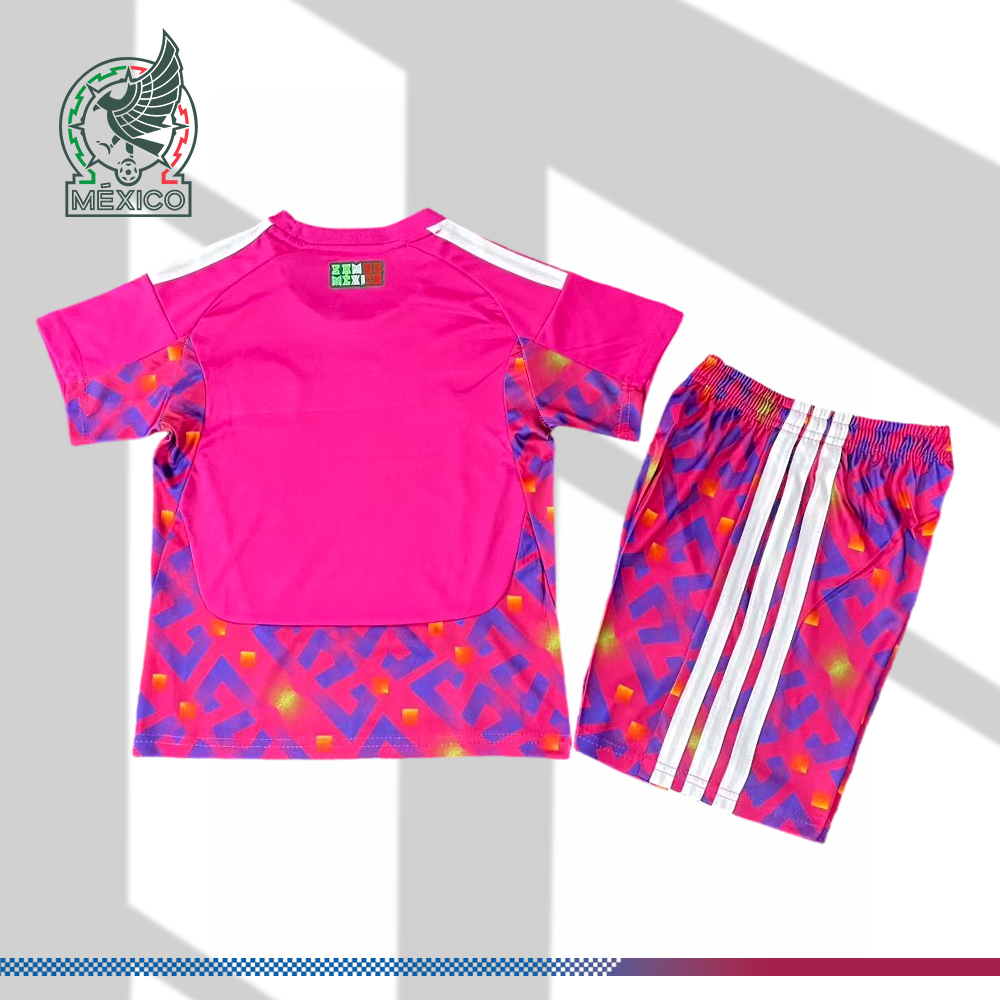2026 Mexico Goalkeeper Kids Football Shirt （Kids Kit socks）