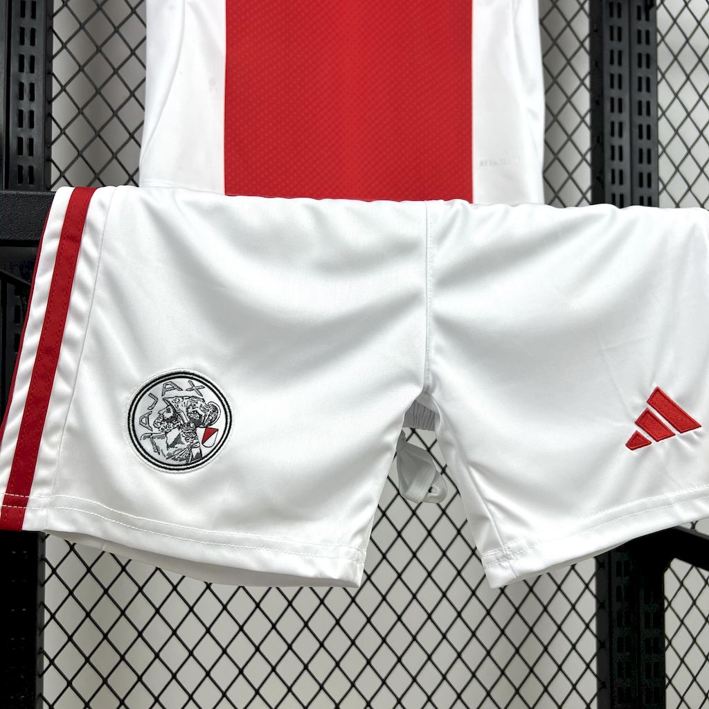2025/2026 Ajax Home Football Shirt（Kids Kit socks）