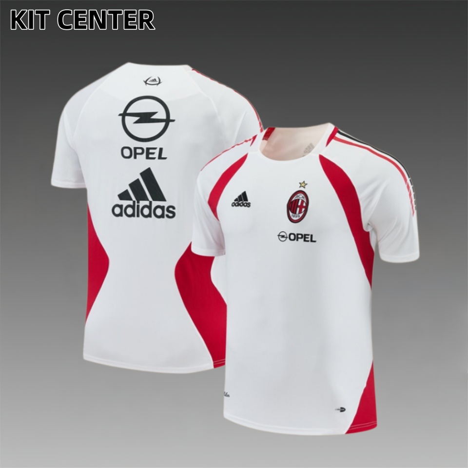 05/06 AC Milan retro training suit short sleeved football shirt