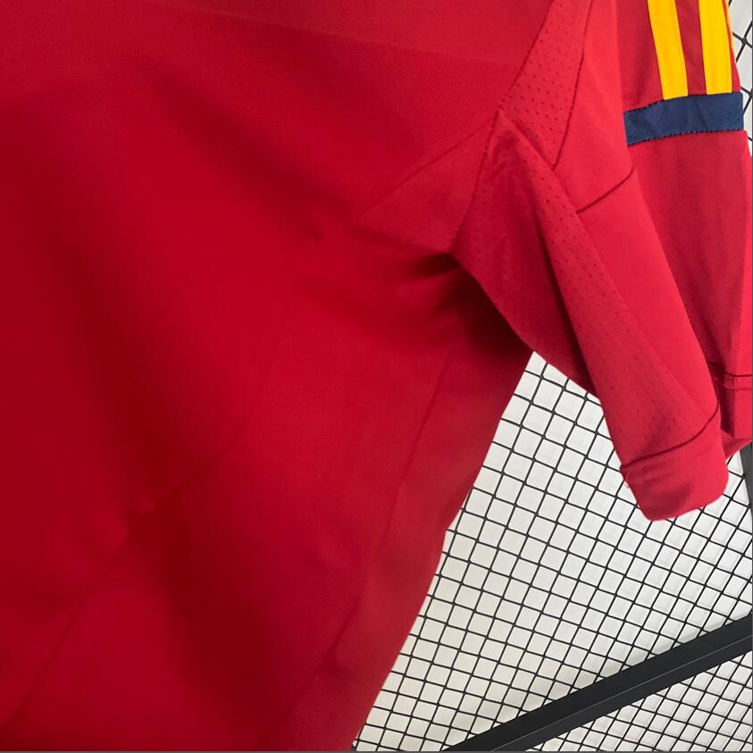 2012 Spain home Retro Football Shirt