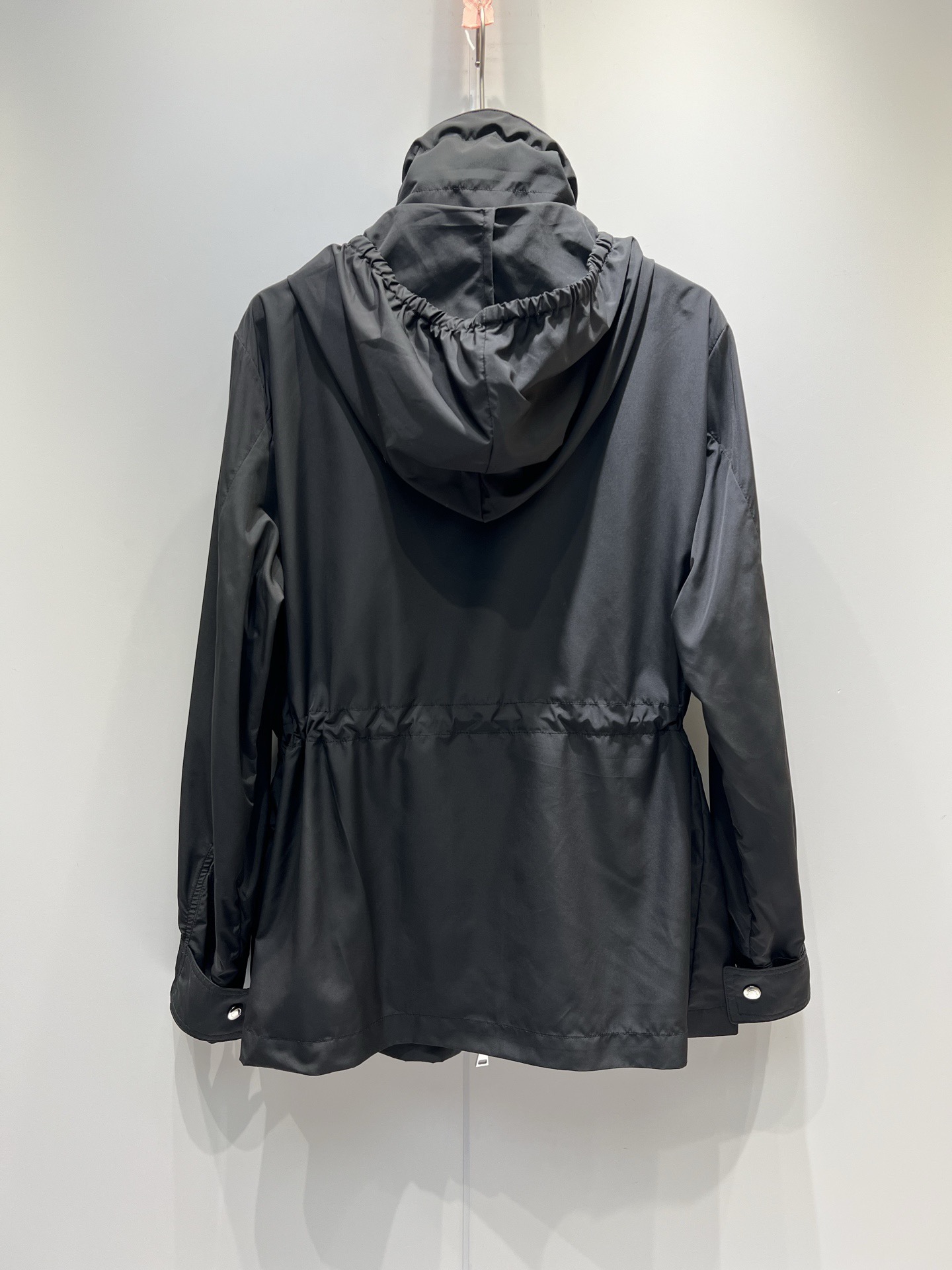 Moncler Enette 2026 Spring Autumn Women's Jackets Polyester Hooded Zipper Tassel Casual Slim Woman's Coats MKDFWJ26001