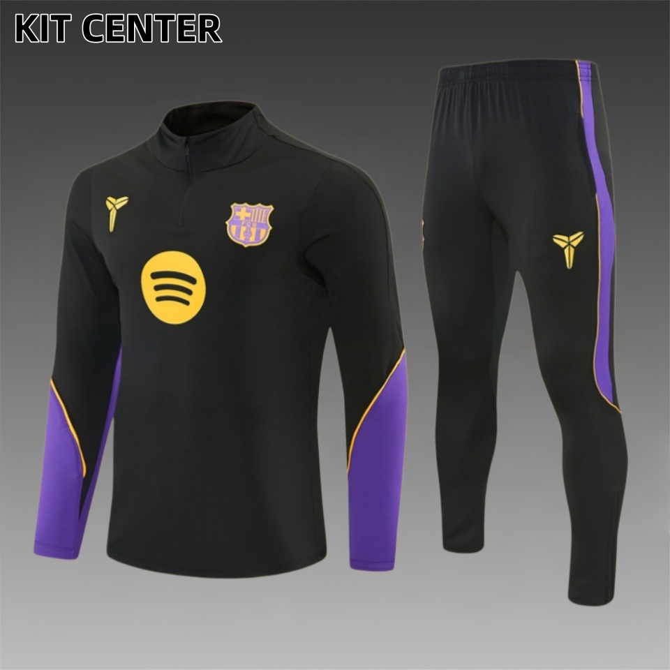 26/27 Barcelona Half Zip TrainingWear (Adult Kids Kit)
