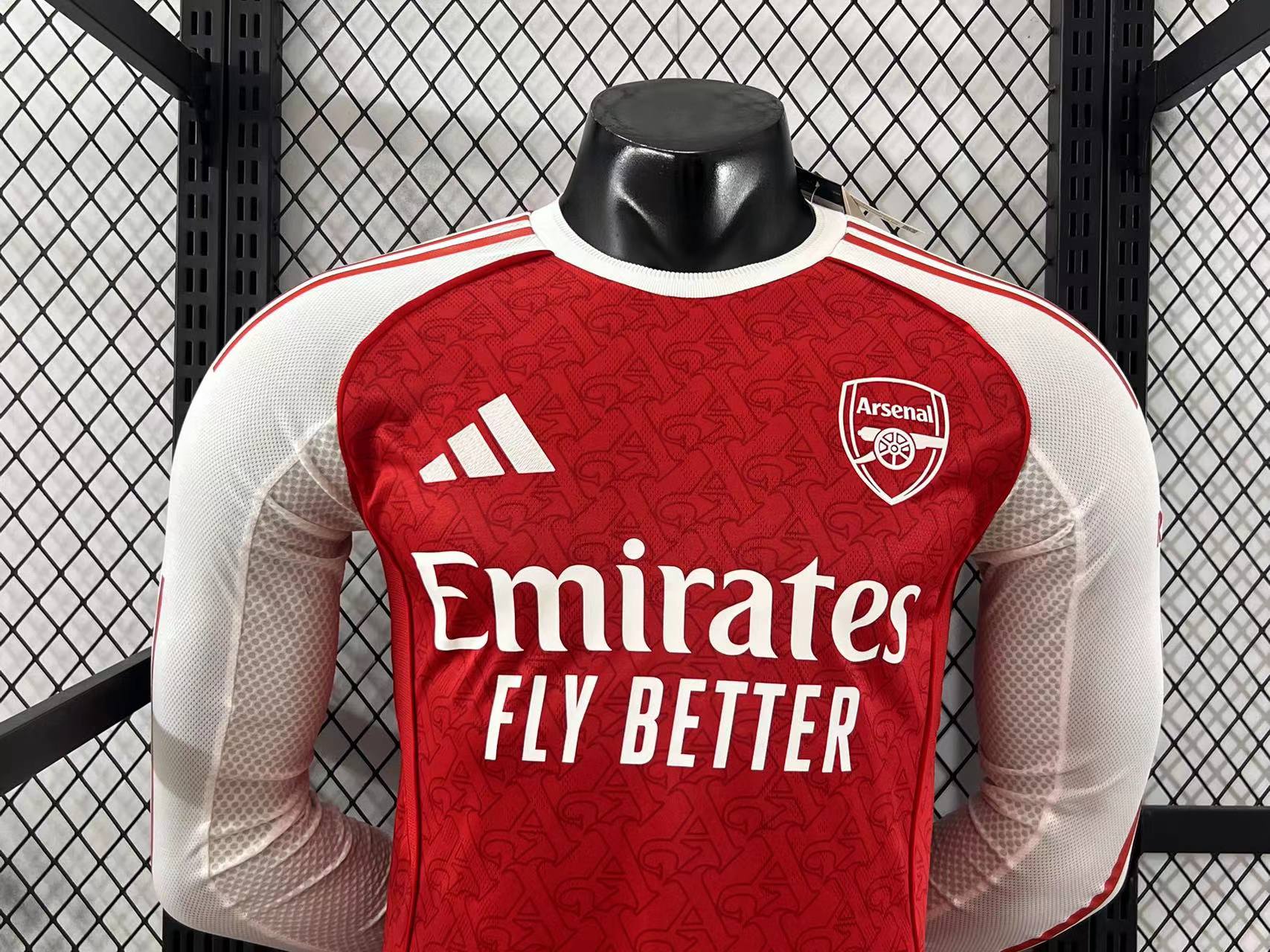 2025/2026 Arsenal Home Long Sleeve Football Jersey (Player)