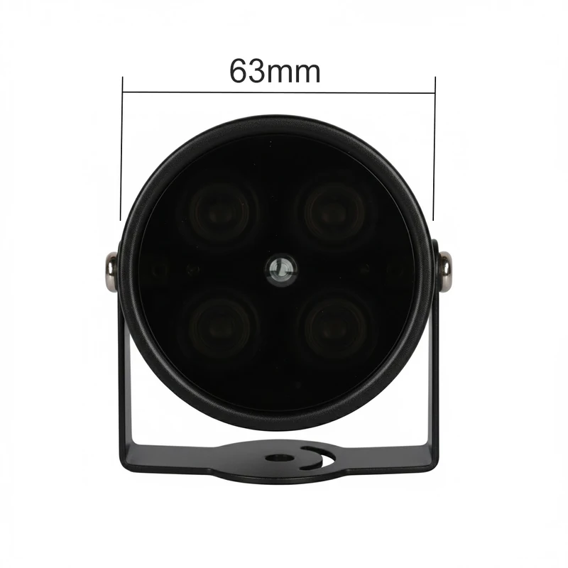 GADINAN 4-Array IR LED Infrared Illuminator for CCTV Camera, Waterproof Night Vision Fill Light for IP & Security Cameras