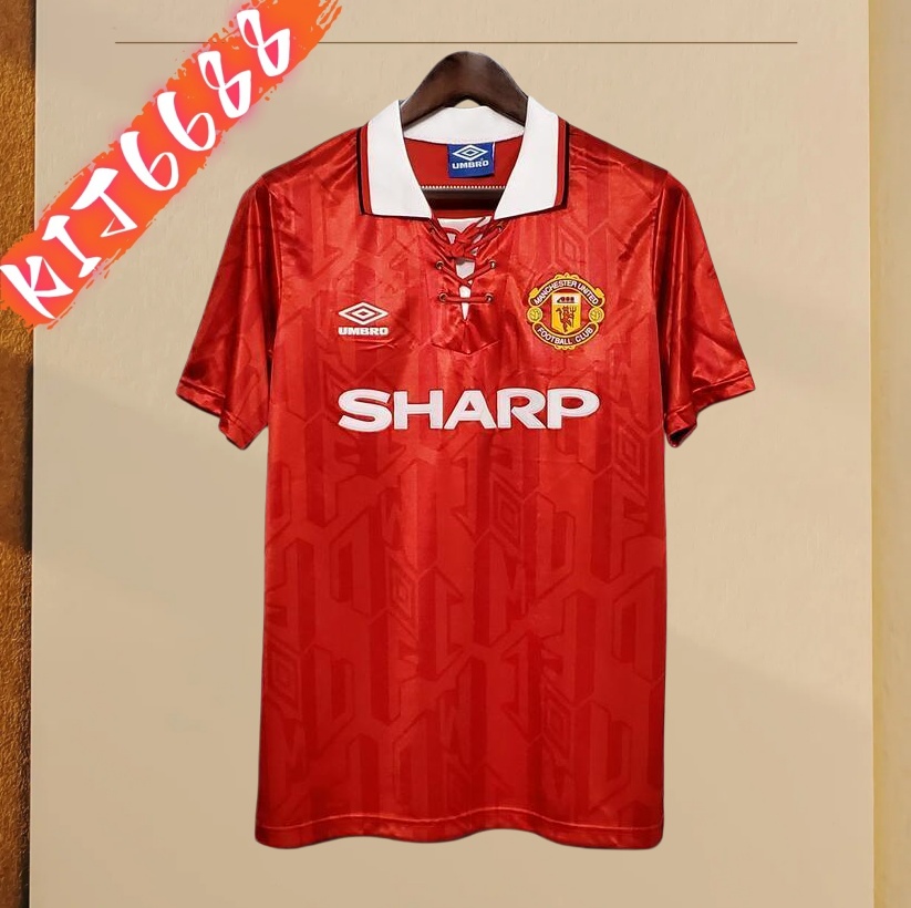 92/94 Manchester United home retro football jersey
