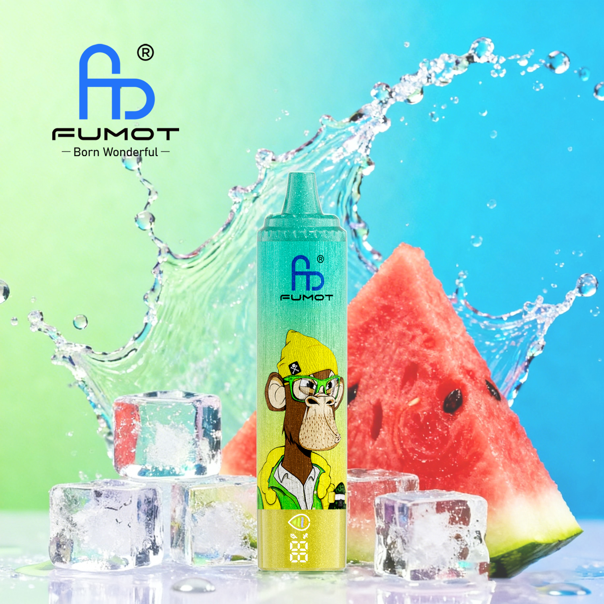 Fumot RandM Tornado 15000 15K Puffs Disposable Vape Wholesale | Rechargeable, LED Screen, RGB Light, 45 Flavors | 0%-5% Nic Salt