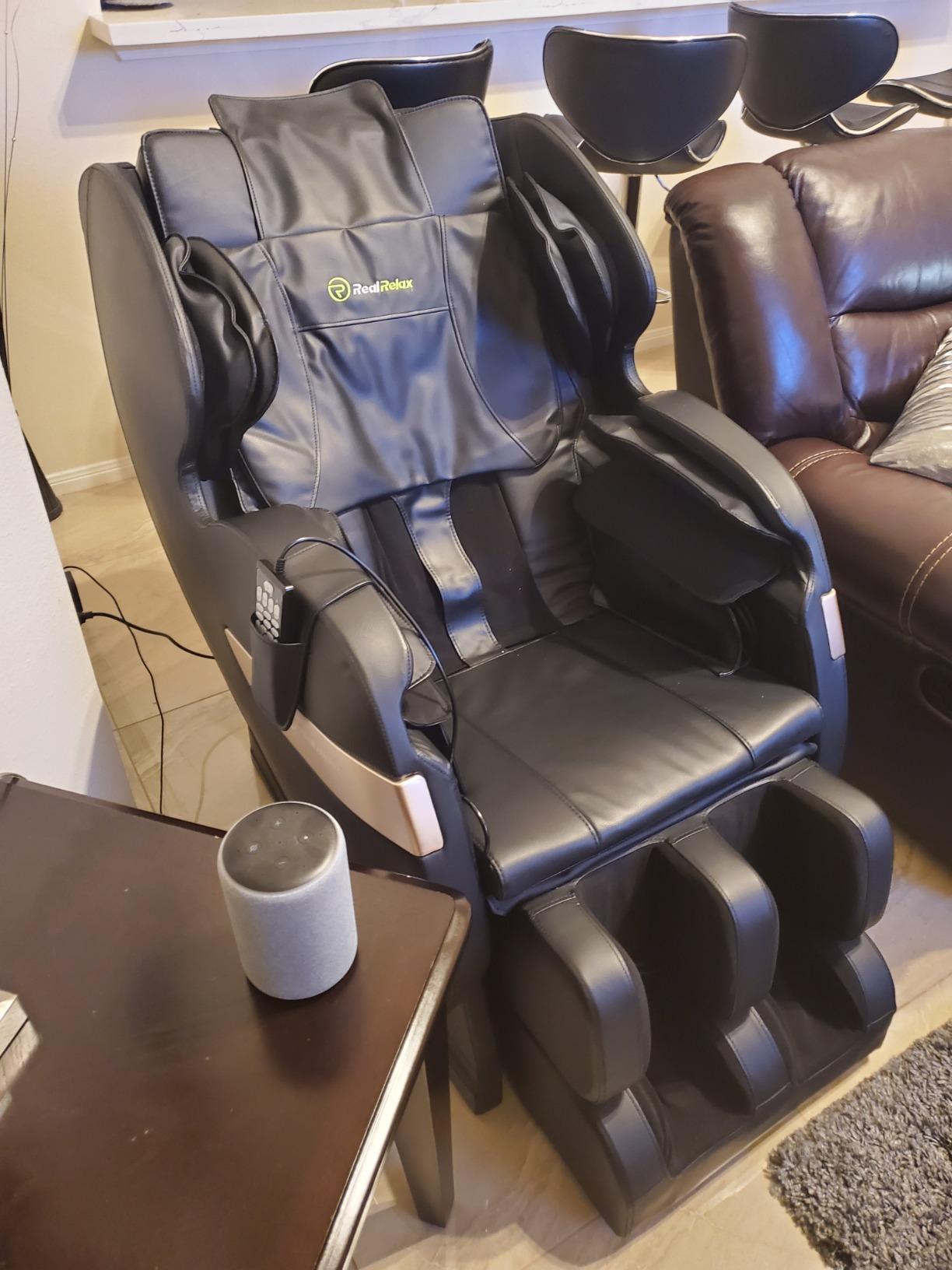 Real Relax 2022 Massage Chair of Dual-core S Track, Recliner of Full Body Massage Zero Gravity