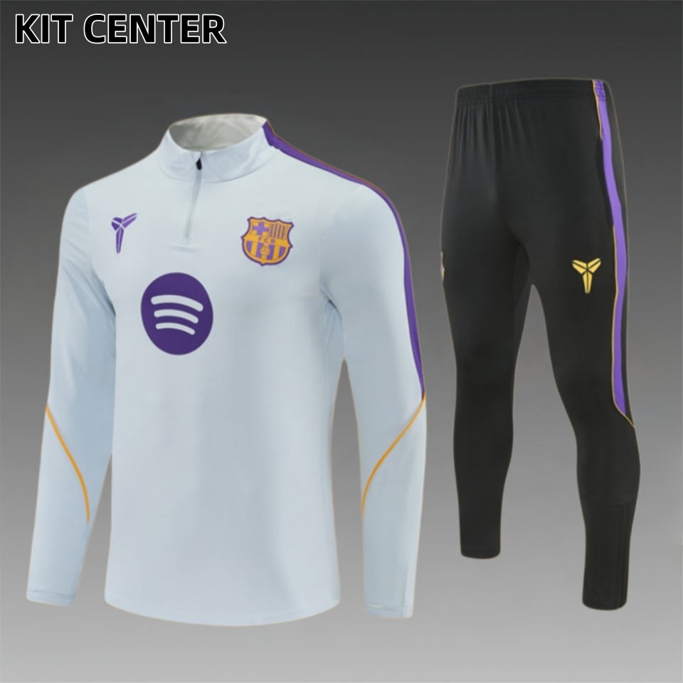 26/27 Barcelona Half Zip TrainingWear (Adult Kids Kit)