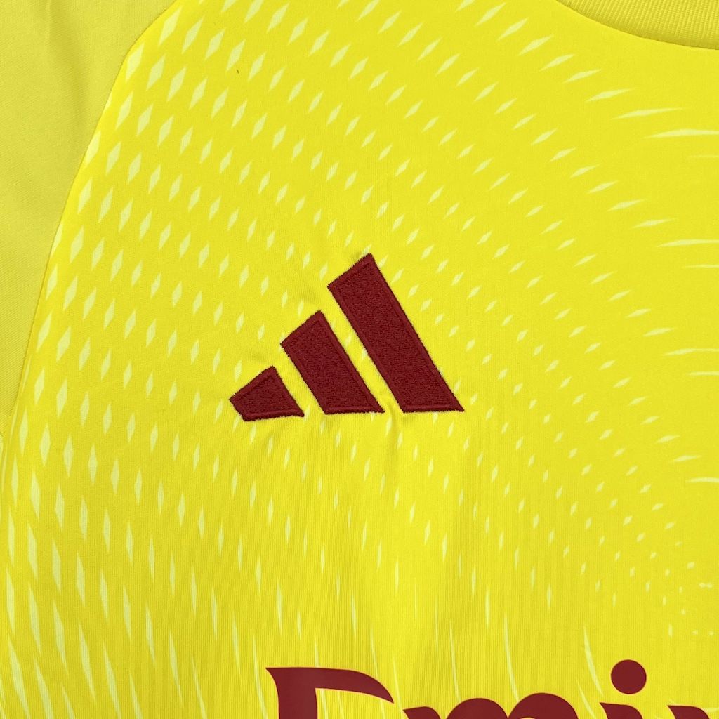 2025/2026 Arsenal Yellow Goalkeeper Football Shirt (Fans)
