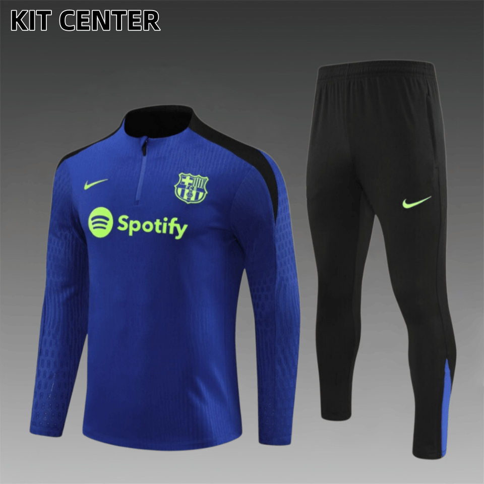 24/25 Barcelona Half Zip TrainingWear (Adult Kids Kit)