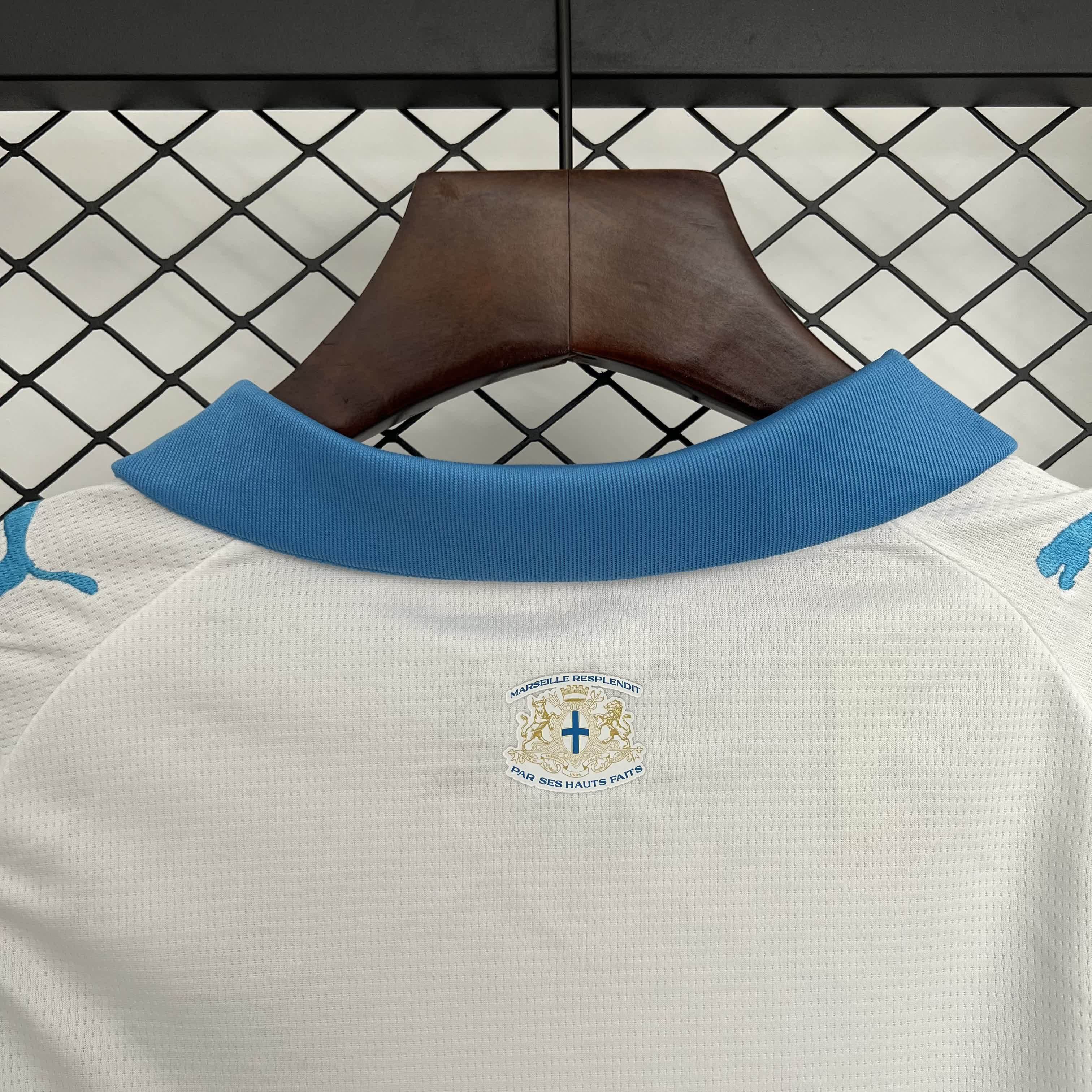 2025/2026 Marseille Home Football Shirt（Kids Kit socks ）