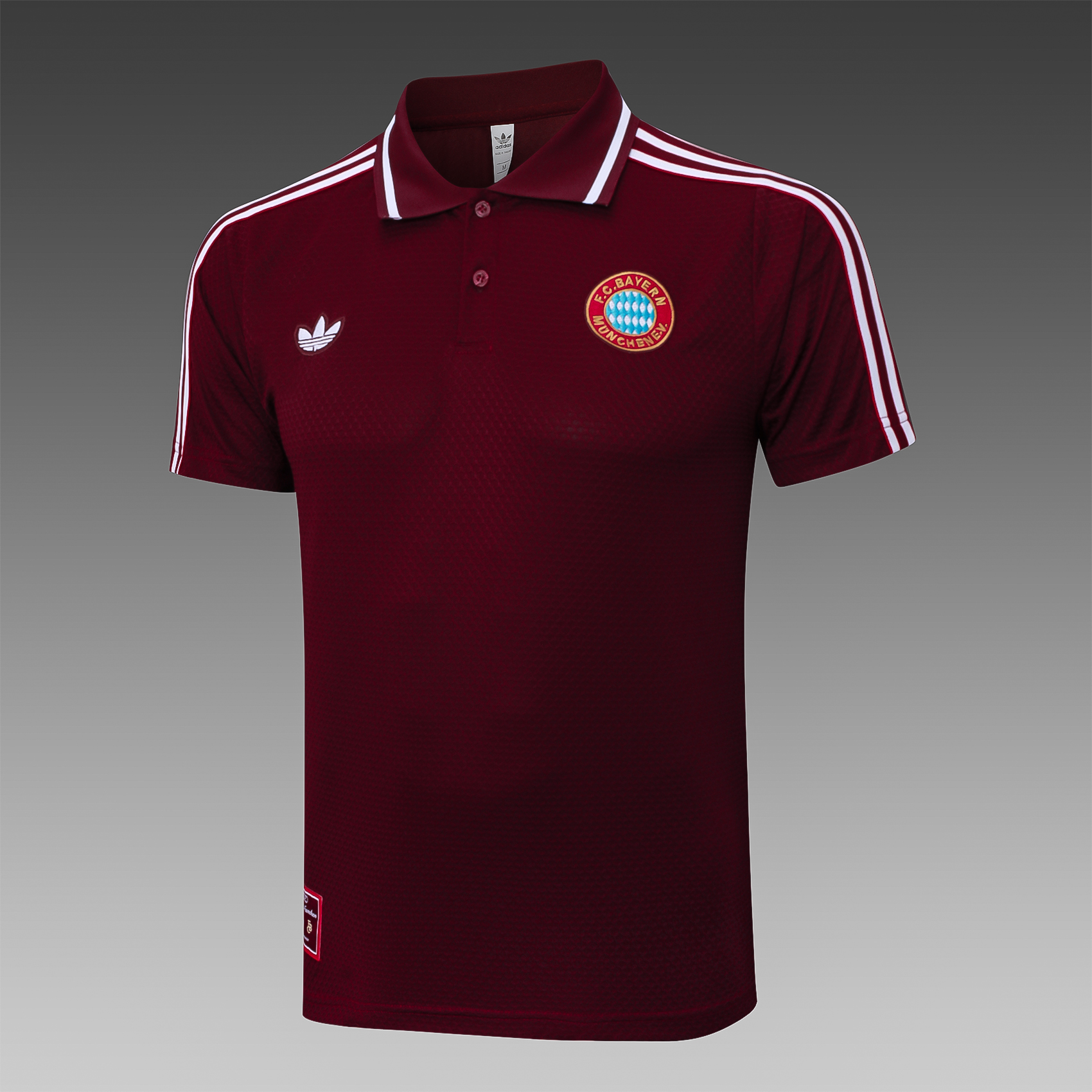 2025/2026 Bayern Munich Polo Dark Red Retro Edition (Adult Kit)