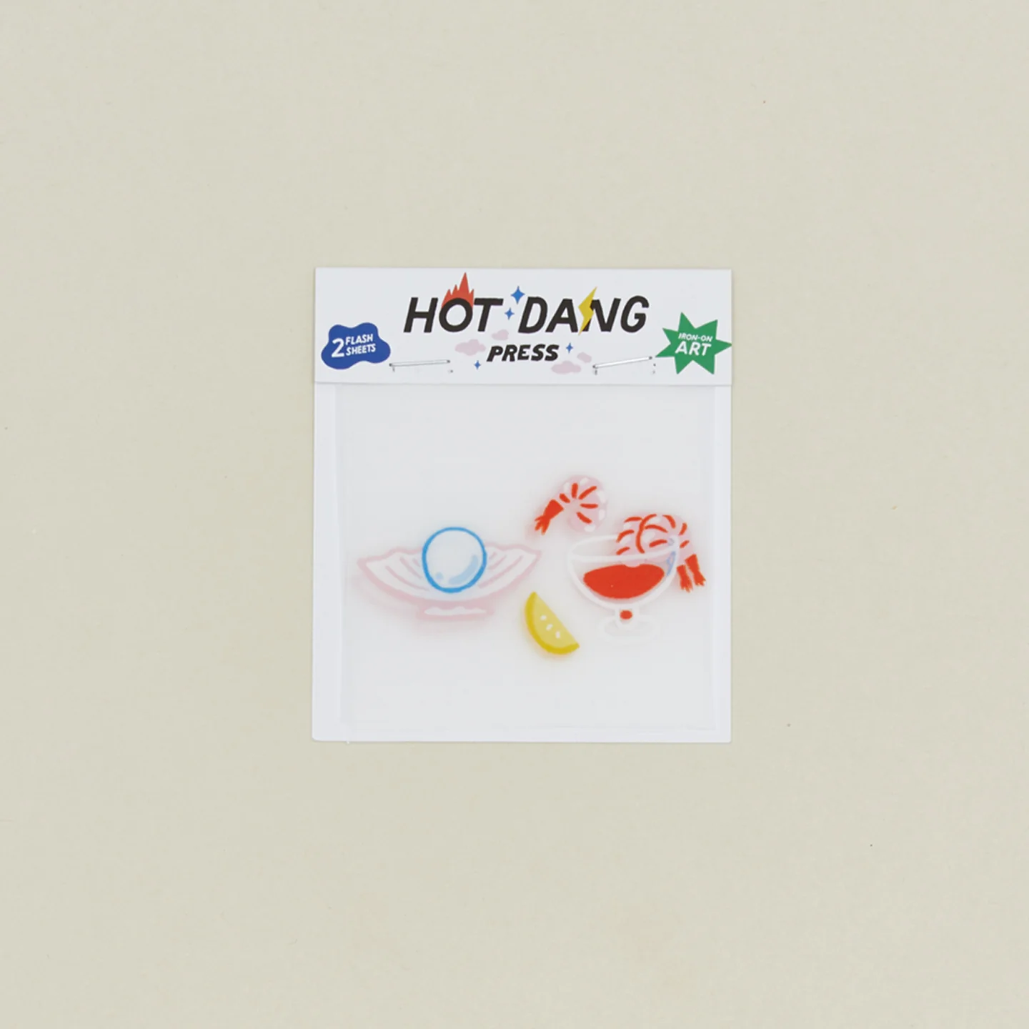 Raw Bar Iron-On Art Pair