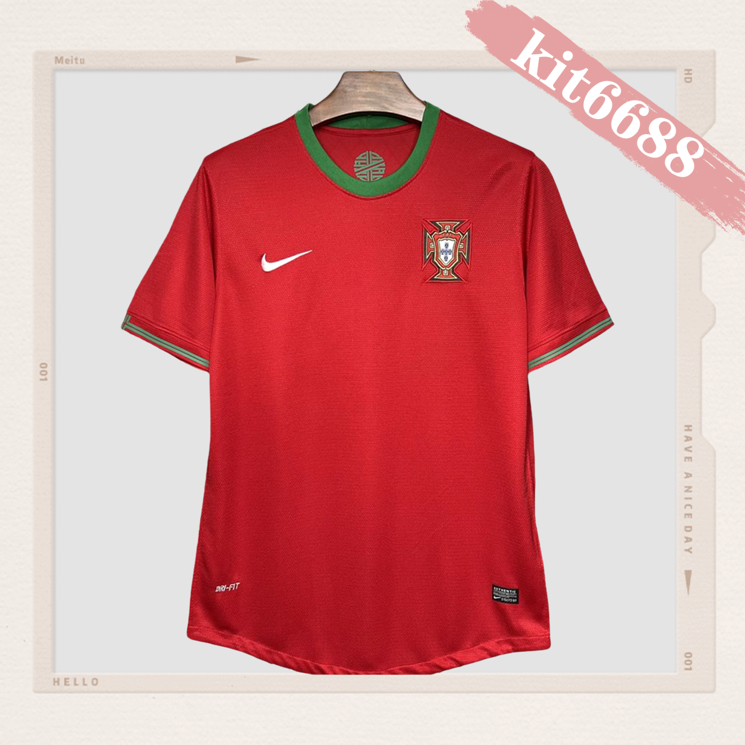 2012 Portugal Home Retro Football Shirt