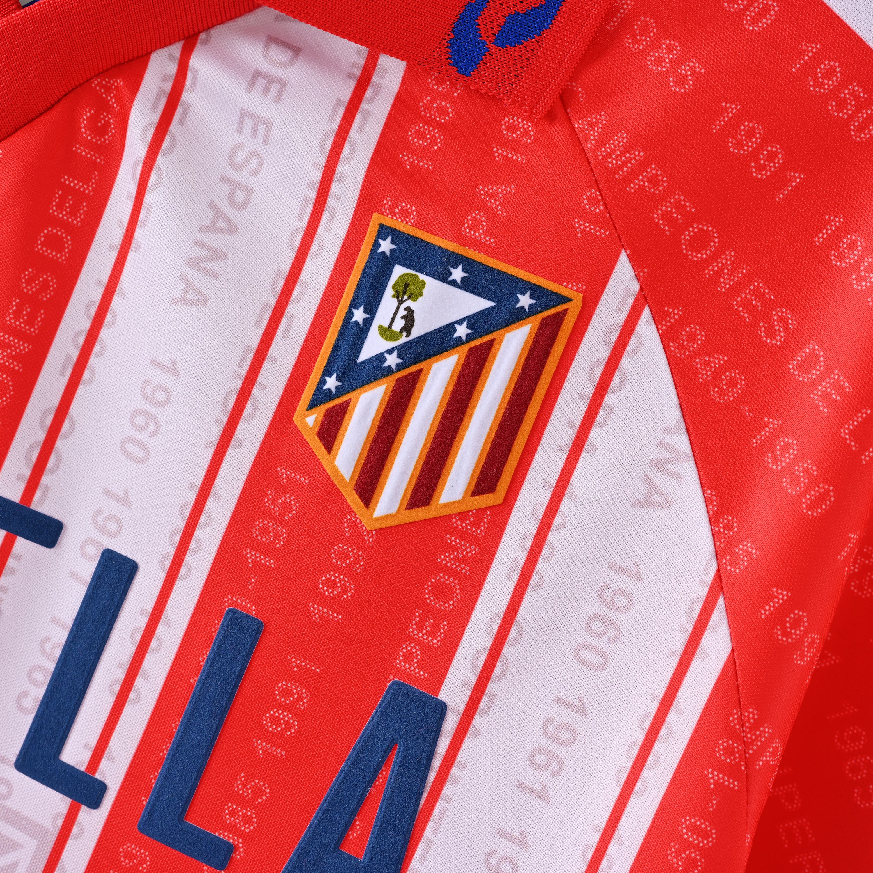 1995/1996 Atletico Madrid Home Retro Football Shirt