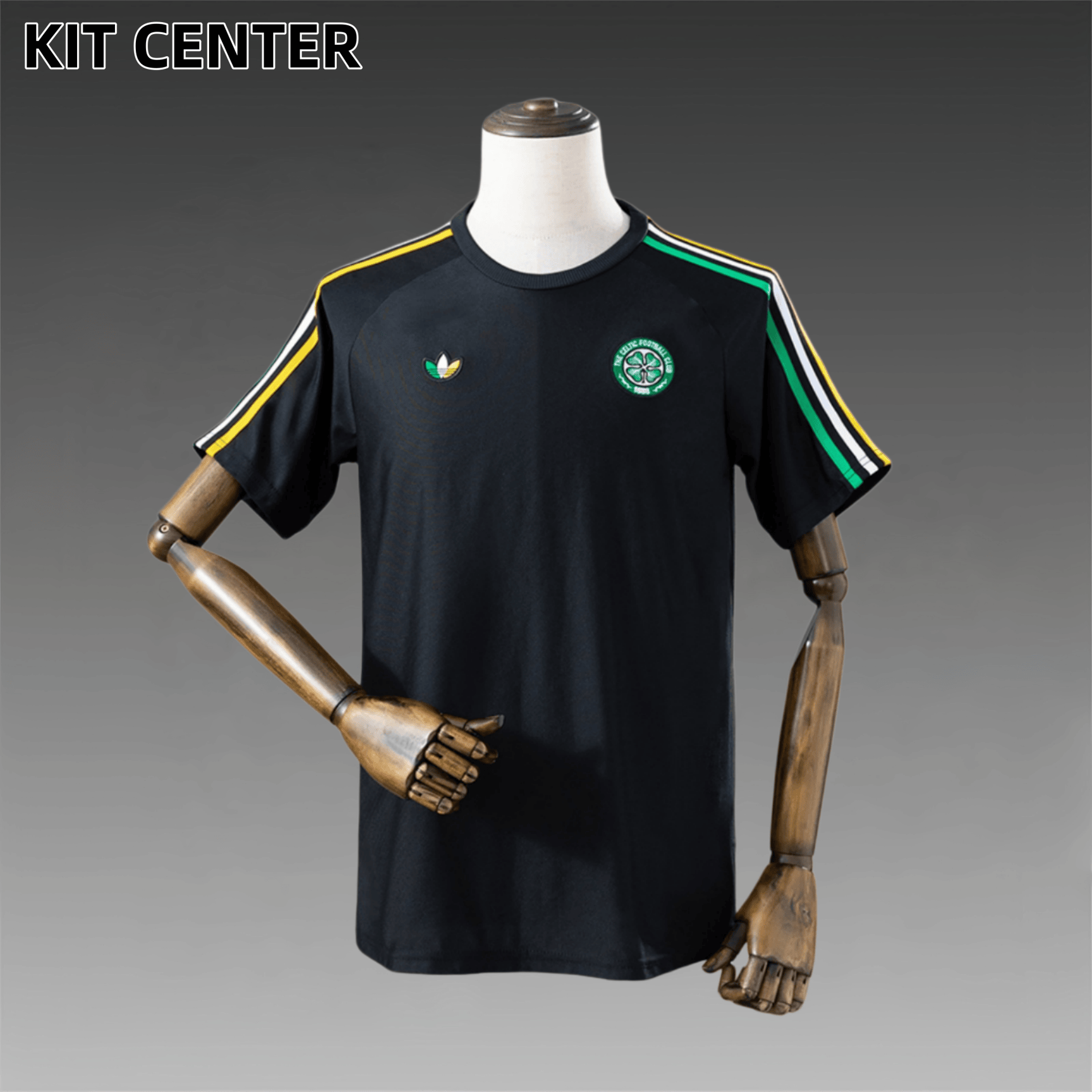 2025/2026 Celtics Terrace Icons T-Shirt Black Football Shirt (Fans version)