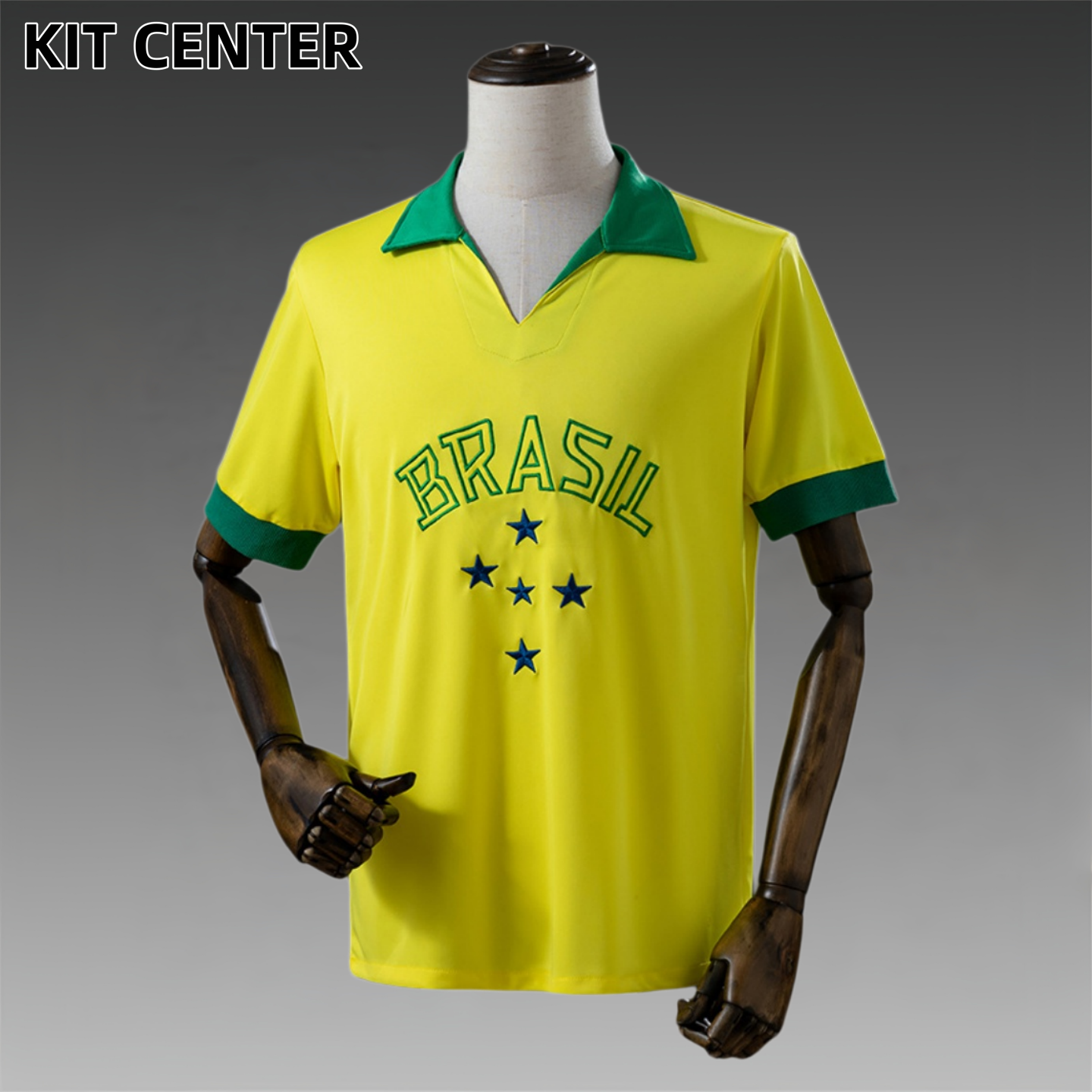 1958 Brazil home Retro Football Shirt