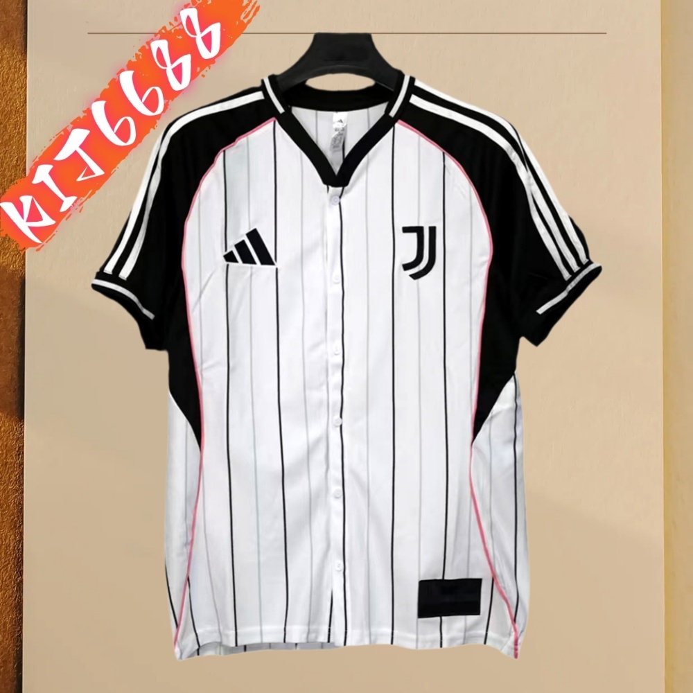 2025/2026 Juventus Casual Baseball Style Football Shirt (Fan Edition)